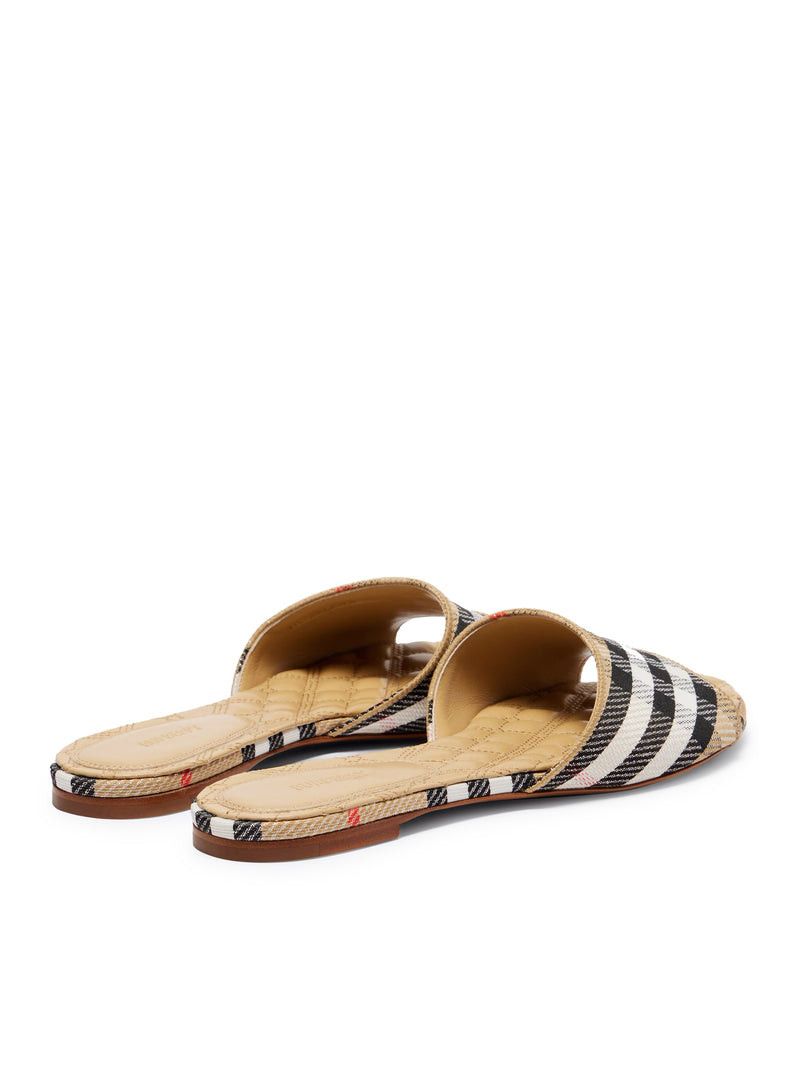 Burberry SLOANE CHECK SLIPPERS Size US 8.5 / IT 38.5 - 3 Thumbnail
