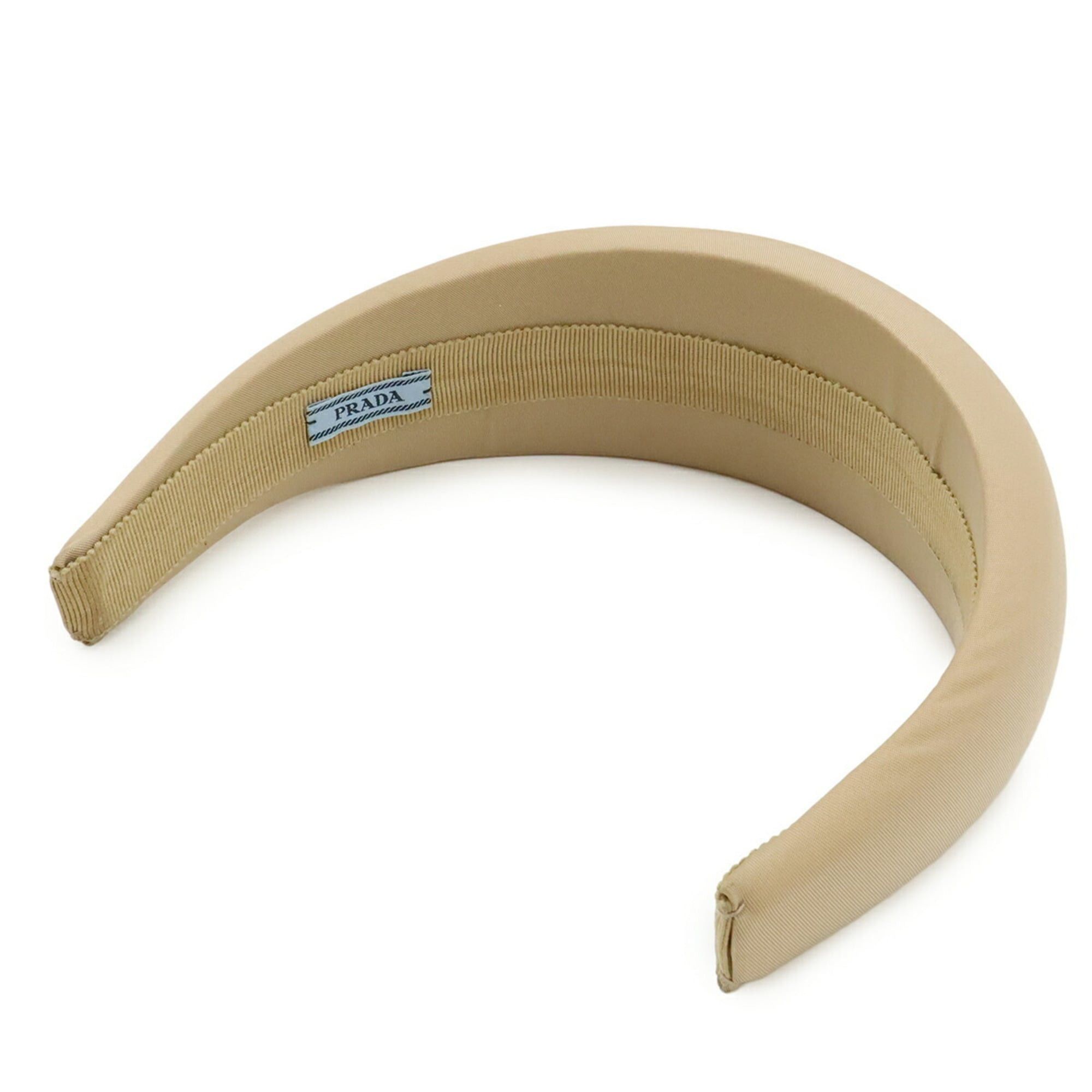 Prada Prada Triangle Headband, Beige Nylon, 1IH016 Size ONE SIZE - 3 Thumbnail