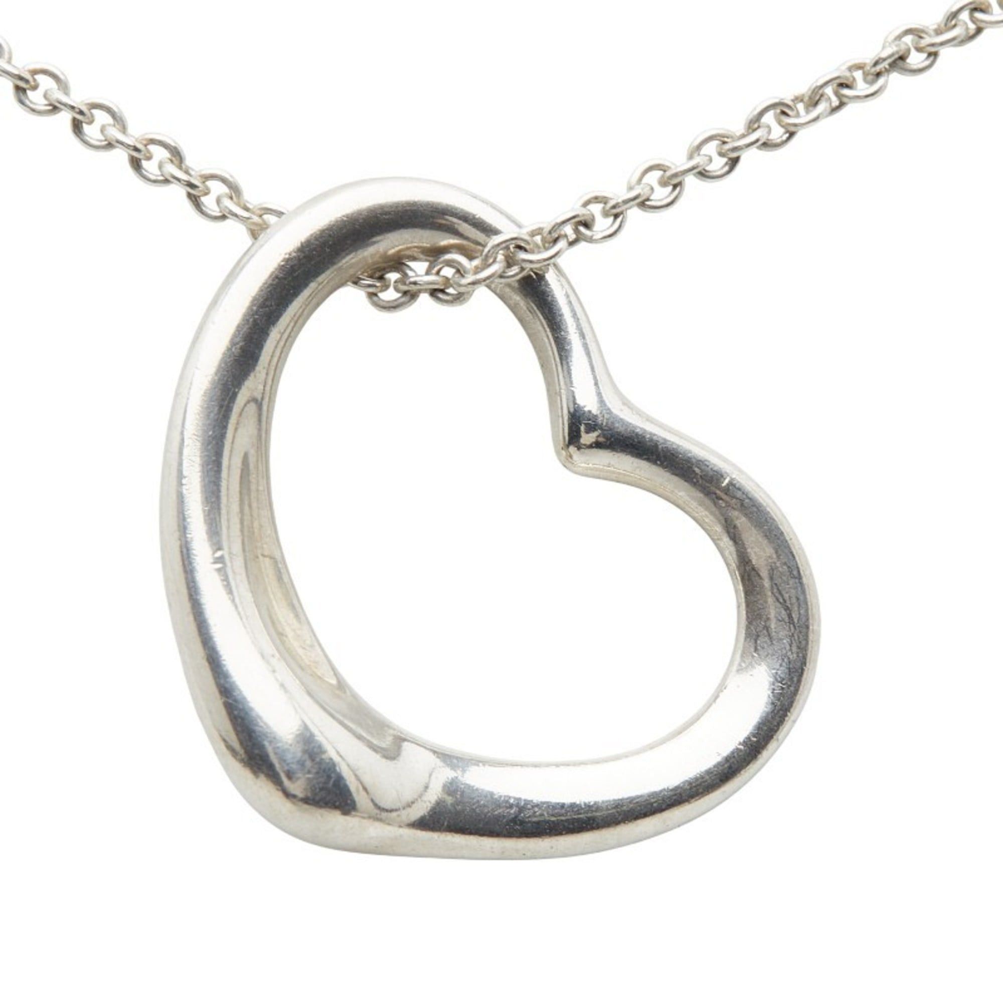 Tiffany & Co. Tiffany & Co. Open Heart Necklace in 925 Sterling Silver for Women. Size ONE SIZE - 3 Thumbnail
