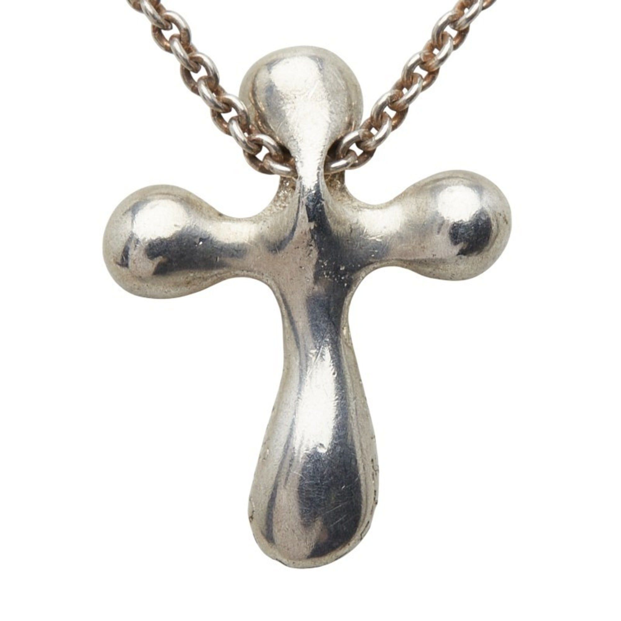 Tiffany & Co. Tiffany & Co. Small Cross Necklace in 925 Sterling Silver for Women Size ONE SIZE - 3 Thumbnail