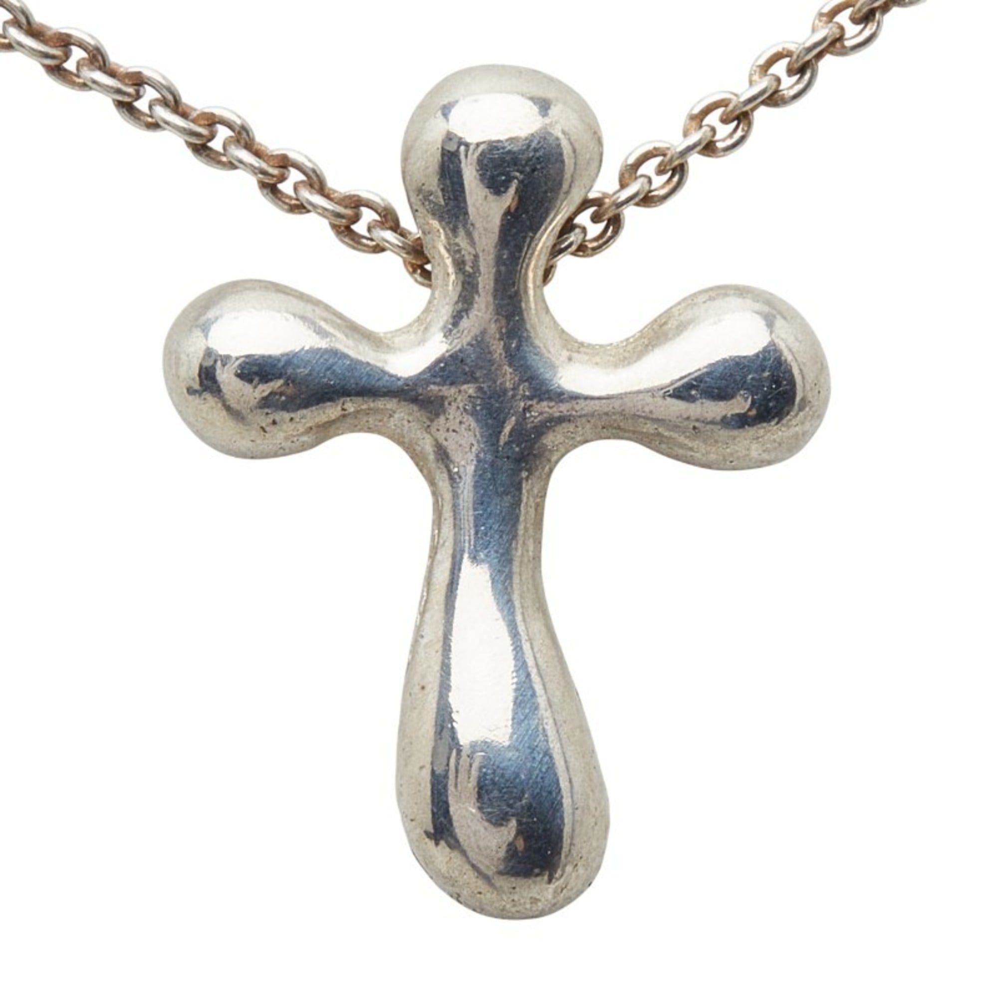 Tiffany & Co. Tiffany & Co. Small Cross Necklace in 925 Sterling Silver for Women Size ONE SIZE - 2 Thumbnail