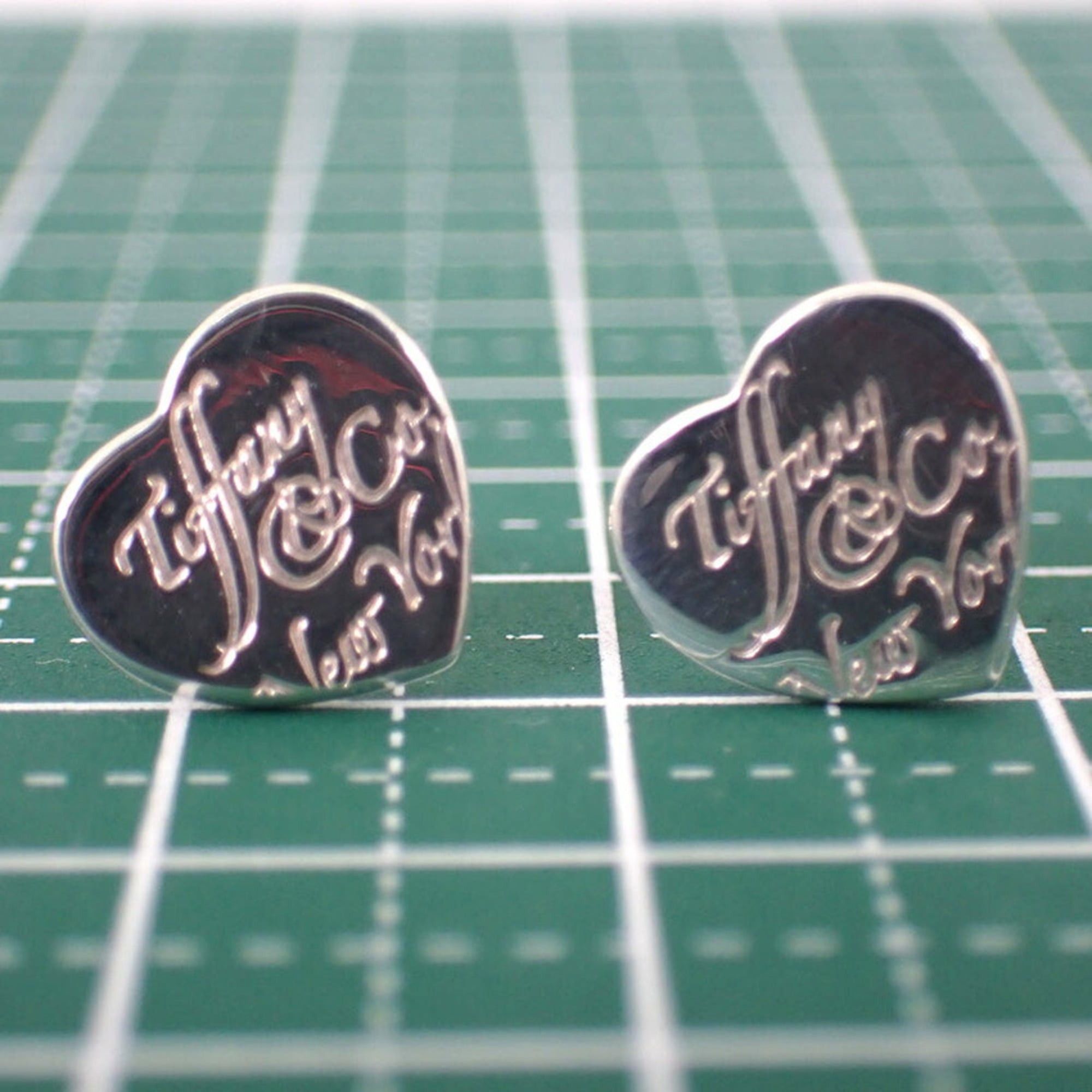 Tiffany & Co. TIFFANY 925 Notes Heart Earrings Size ONE SIZE - 10 Thumbnail