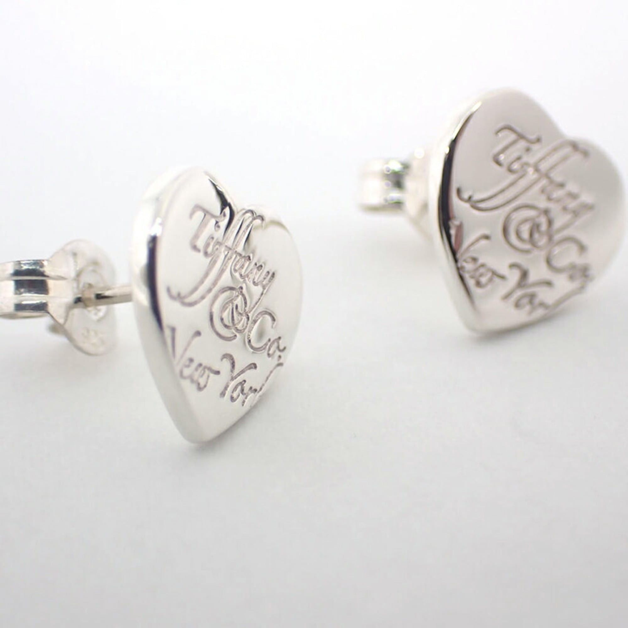 Tiffany & Co. TIFFANY 925 Notes Heart Earrings Size ONE SIZE - 5 Thumbnail