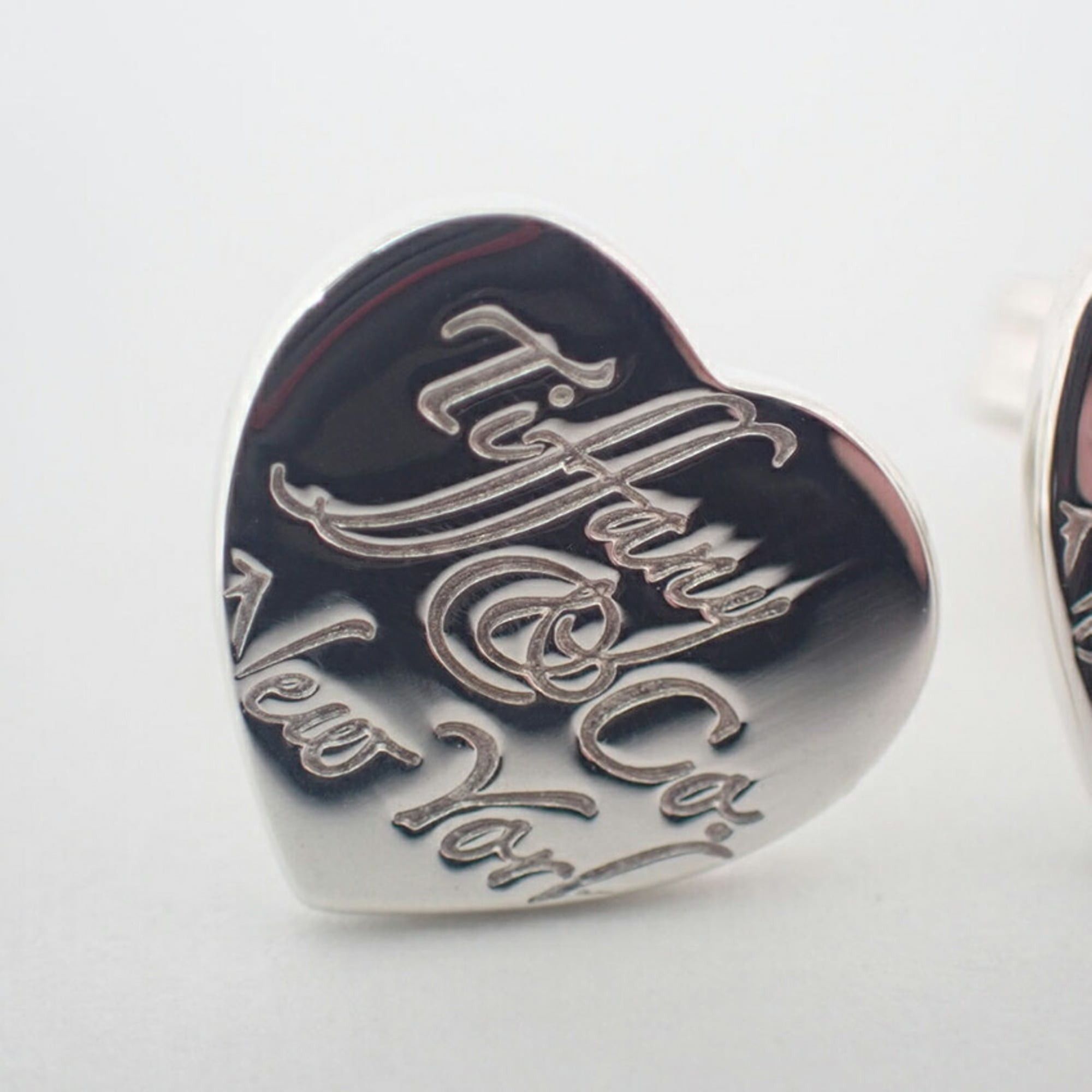 Tiffany & Co. TIFFANY 925 Notes Heart Earrings Size ONE SIZE - 3 Thumbnail