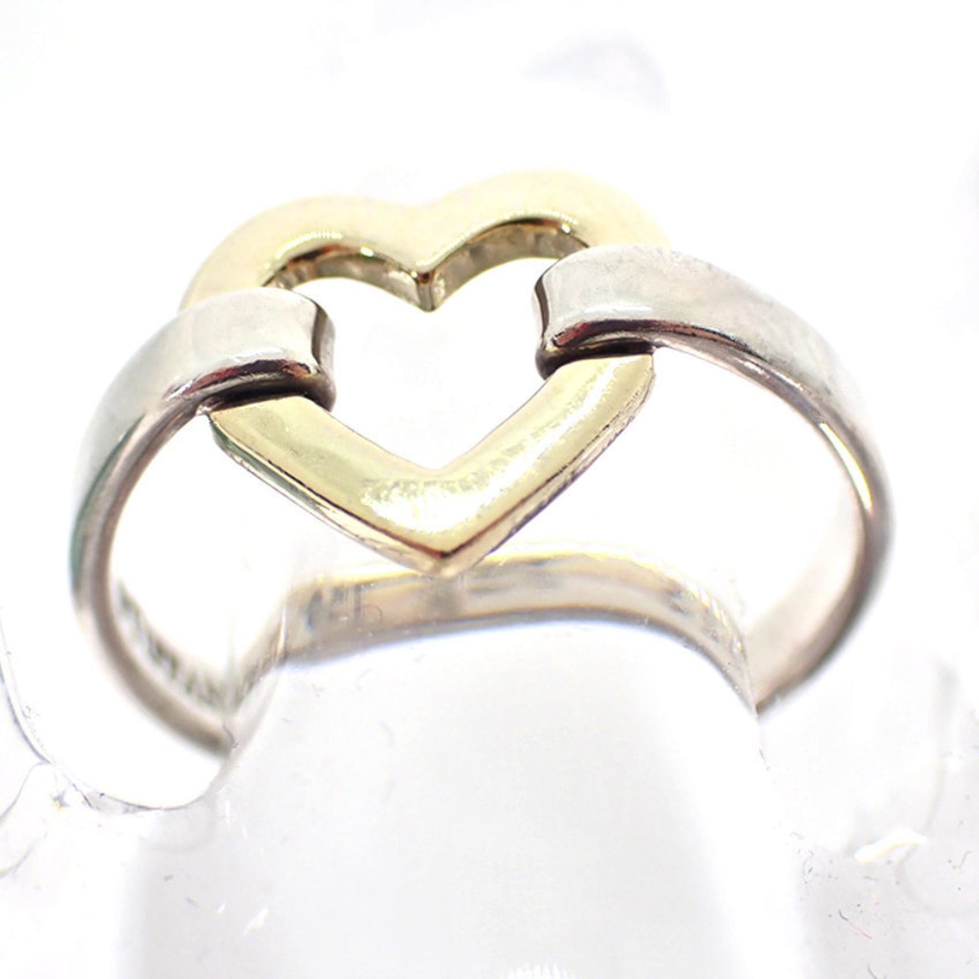 Tiffany & Co. TIFFANY 925 750 Heart Ring, size 9 Size ONE SIZE - 4 Thumbnail