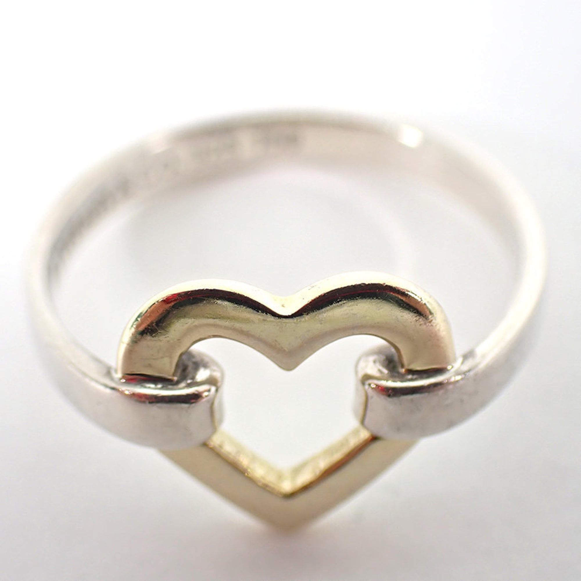 Tiffany & Co. TIFFANY 925 750 Heart Ring, size 9 Size ONE SIZE - 6 Thumbnail