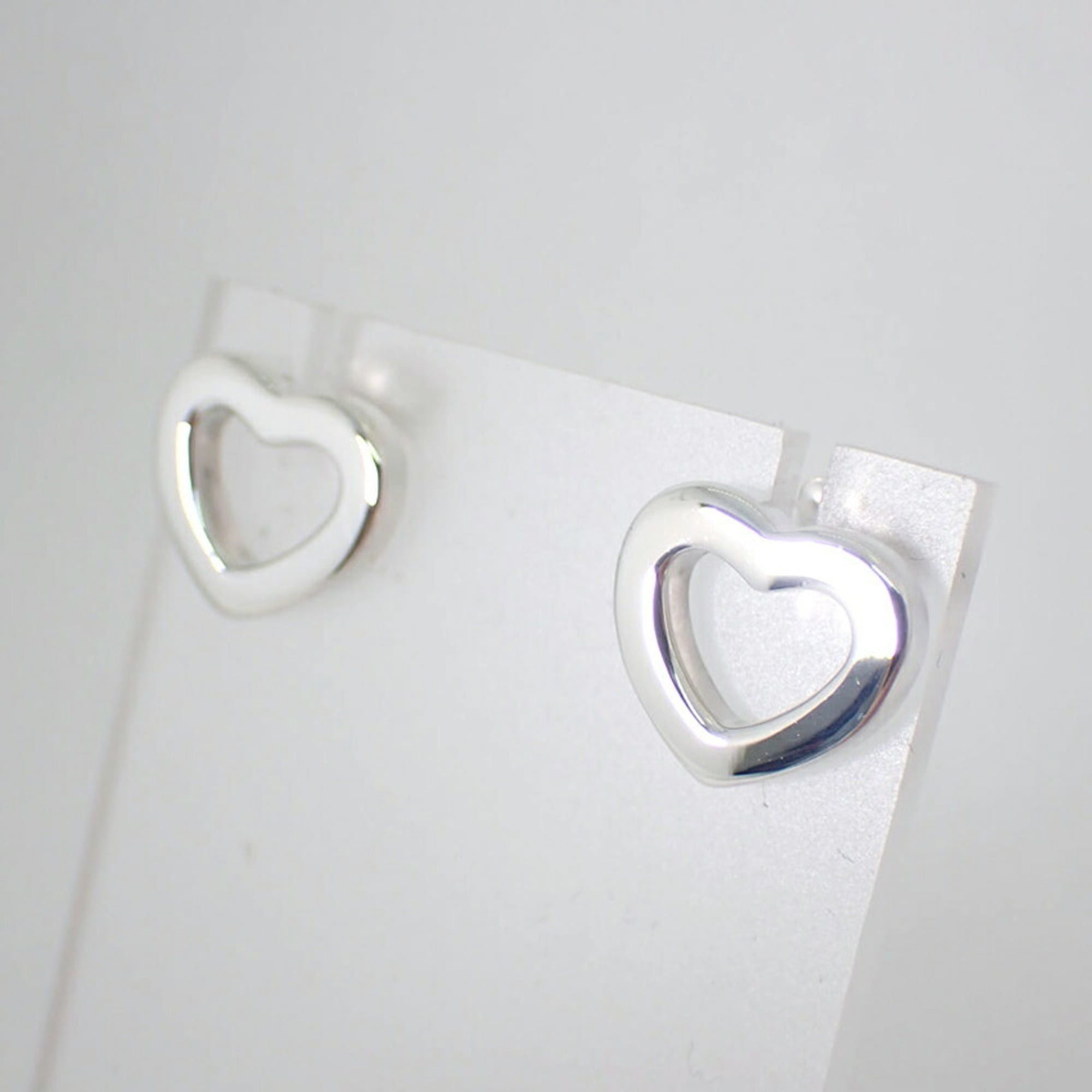 Tiffany & Co. TIFFANY 925 Metro Heart Earrings Size ONE SIZE - 3 Thumbnail