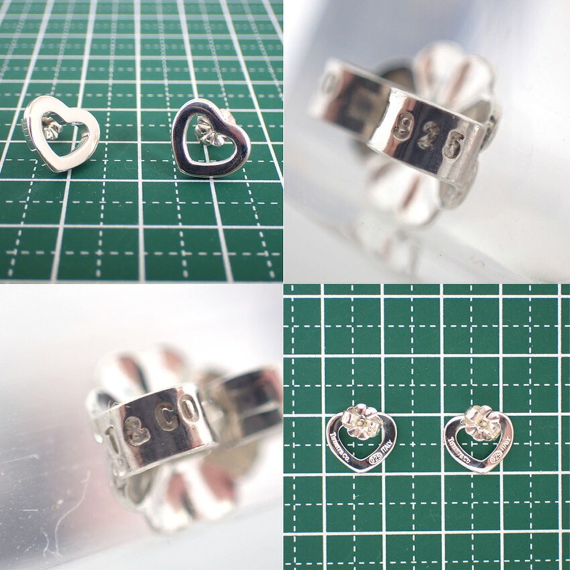 Tiffany & Co. TIFFANY 925 Metro Heart Earrings Size ONE SIZE - 9 Thumbnail
