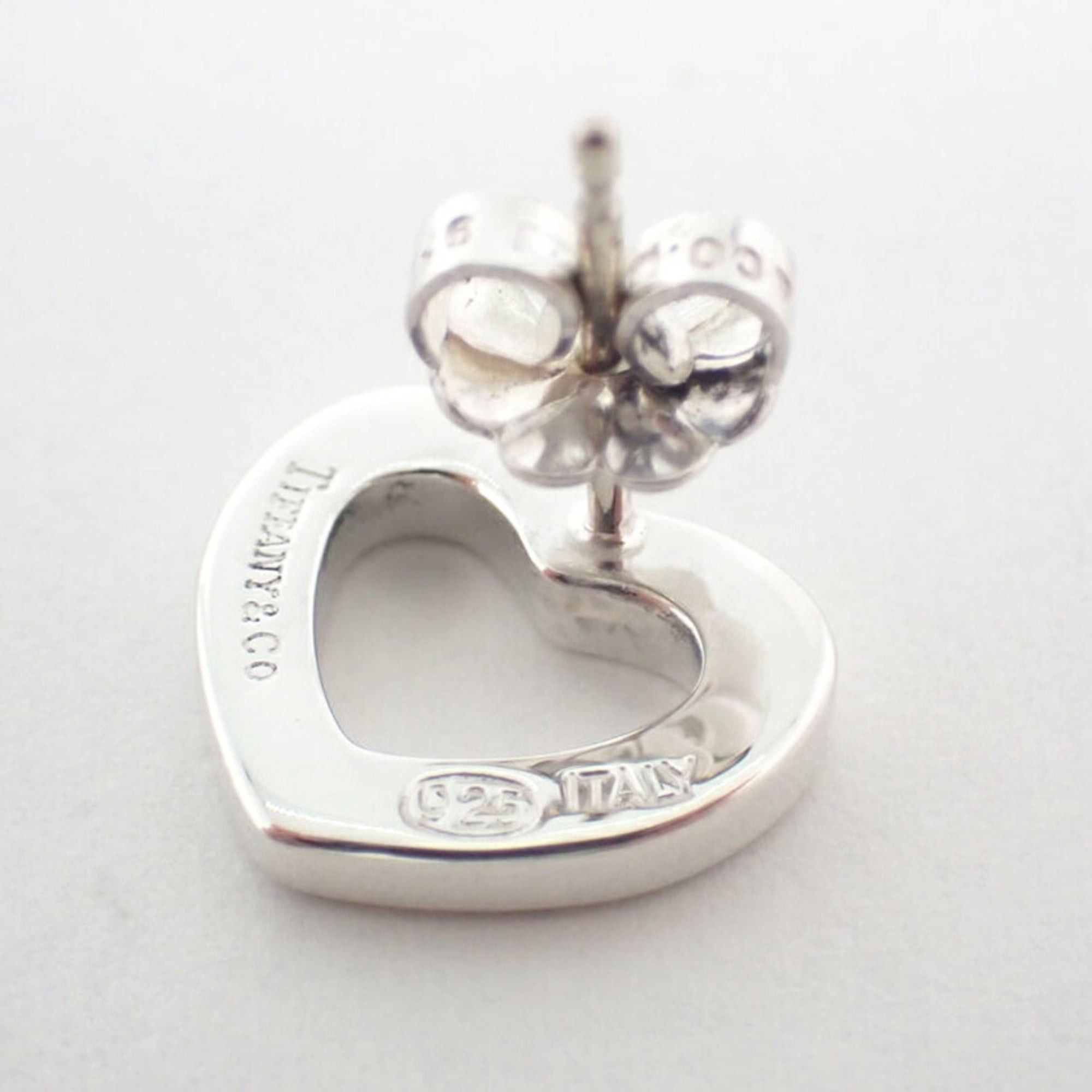 Tiffany & Co. TIFFANY 925 Metro Heart Earrings Size ONE SIZE - 5 Thumbnail