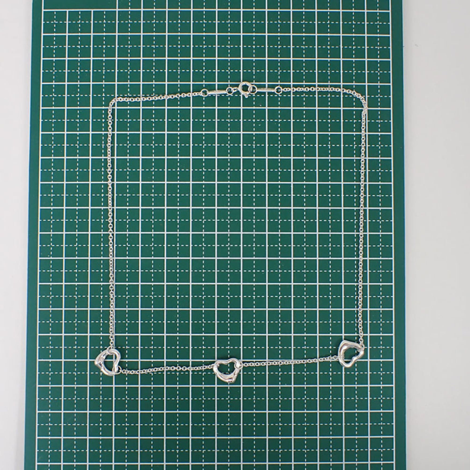 Tiffany & Co. TIFFANY 925 Heart 3-Piece Station Pendant Necklace Size ONE SIZE - 10 Thumbnail