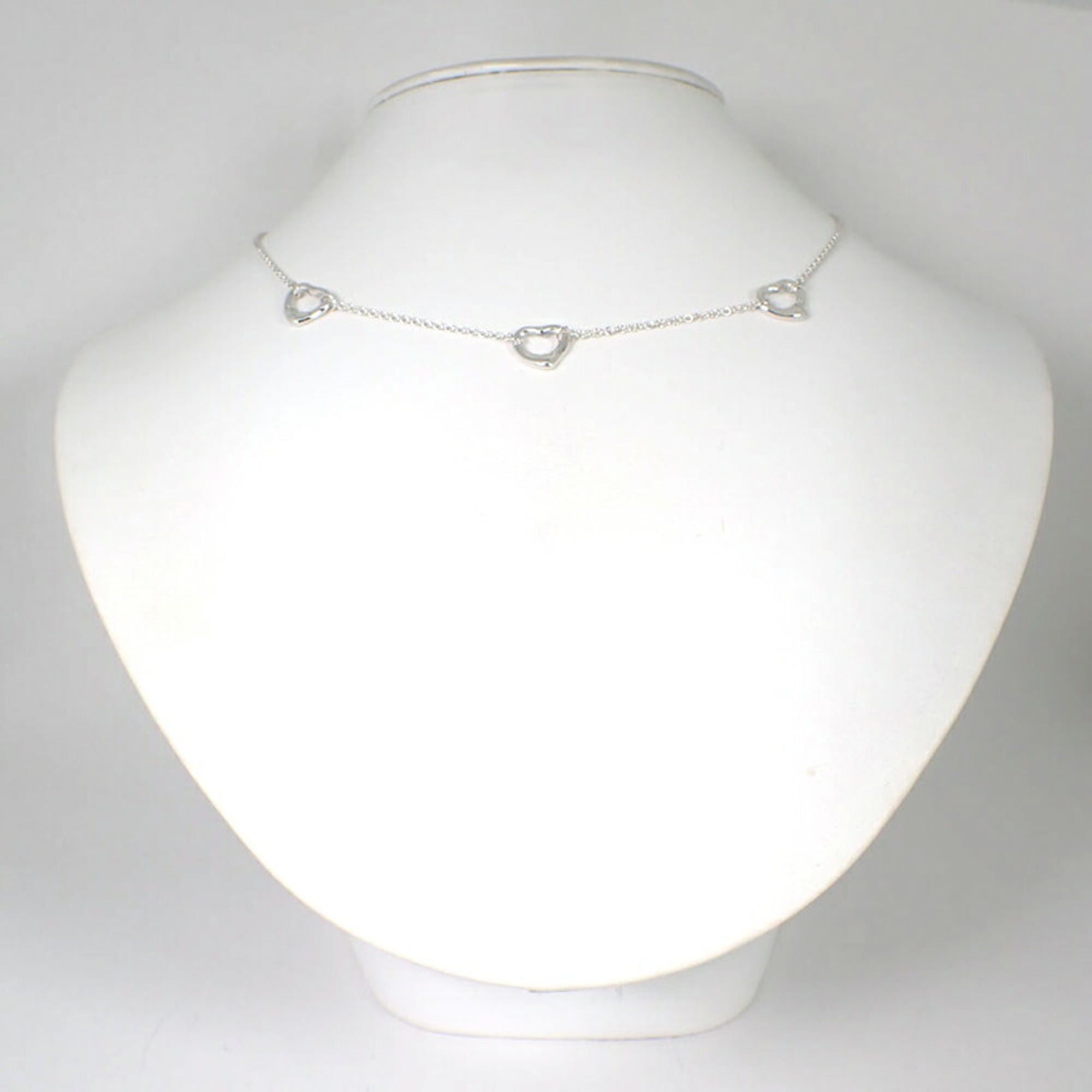 Tiffany & Co. TIFFANY 925 Heart 3-Piece Station Pendant Necklace Size ONE SIZE - 3 Thumbnail