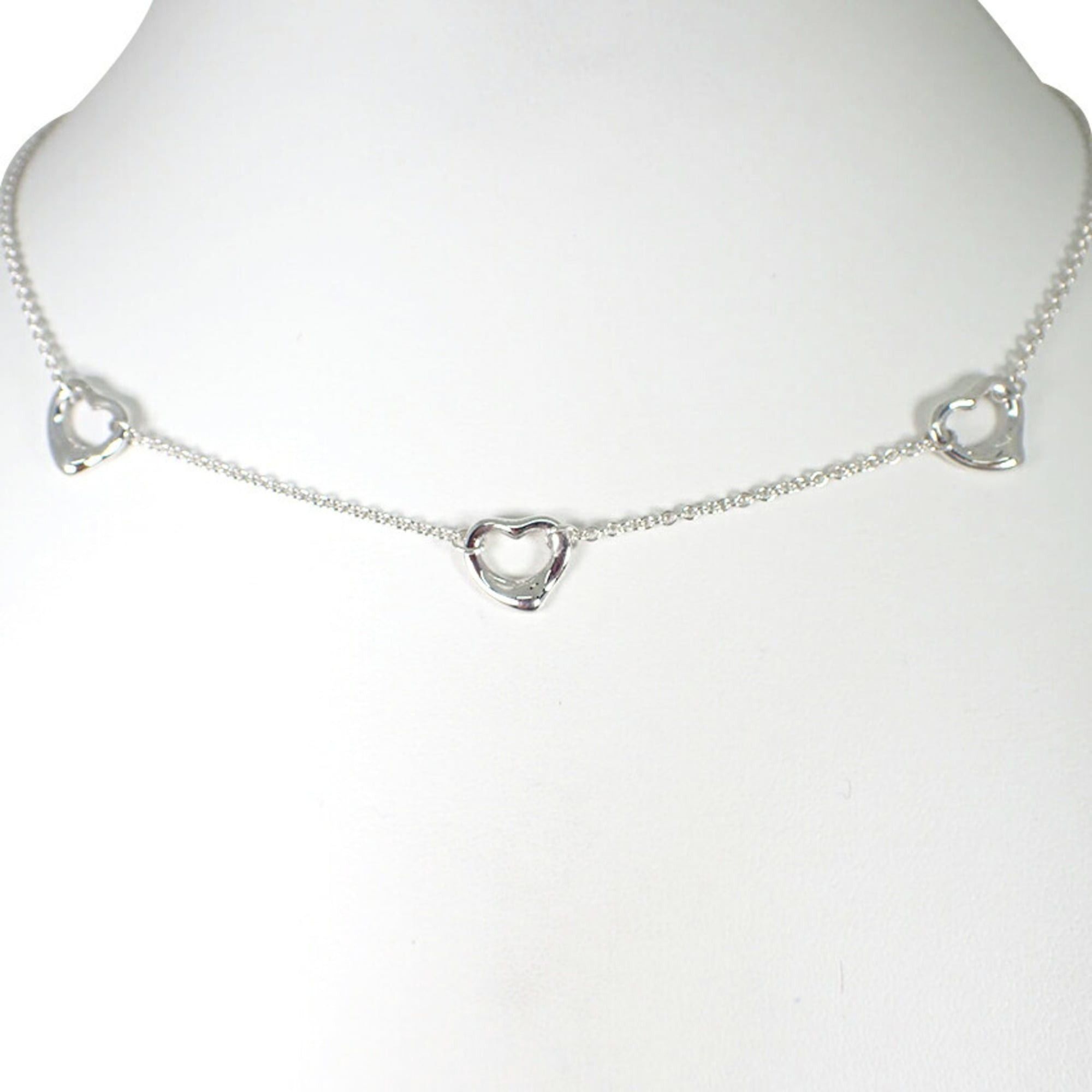 Tiffany & Co. TIFFANY 925 Heart 3-Piece Station Pendant Necklace Size ONE SIZE - 2 Thumbnail