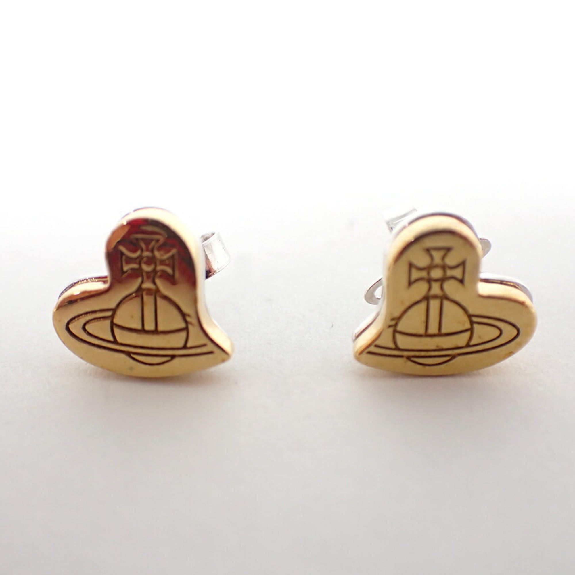 Vivienne Westwood Vivienne Westwood Orb Heart Earrings Size ONE SIZE - 6 Thumbnail