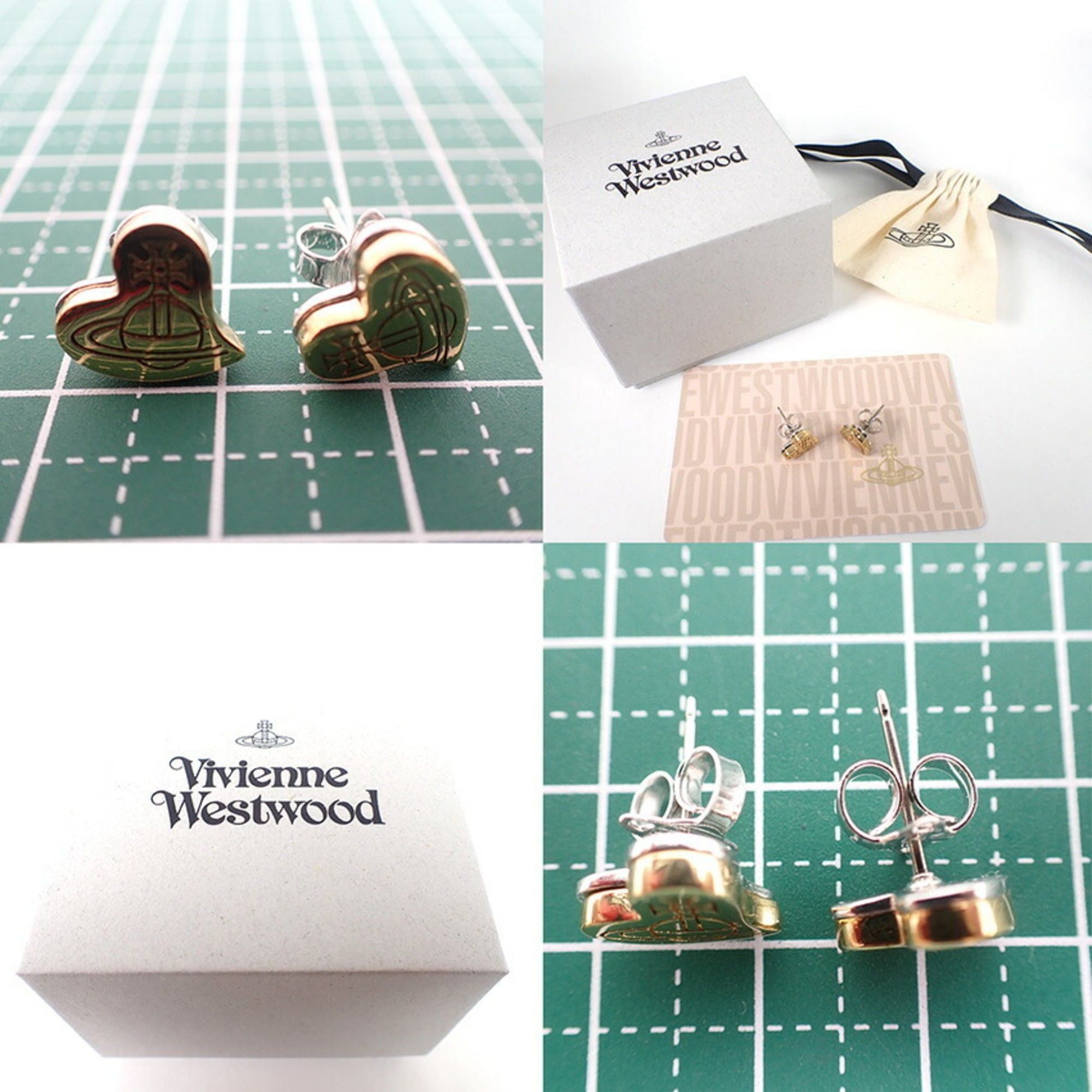 Vivienne Westwood Vivienne Westwood Orb Heart Earrings Size ONE SIZE - 10 Thumbnail