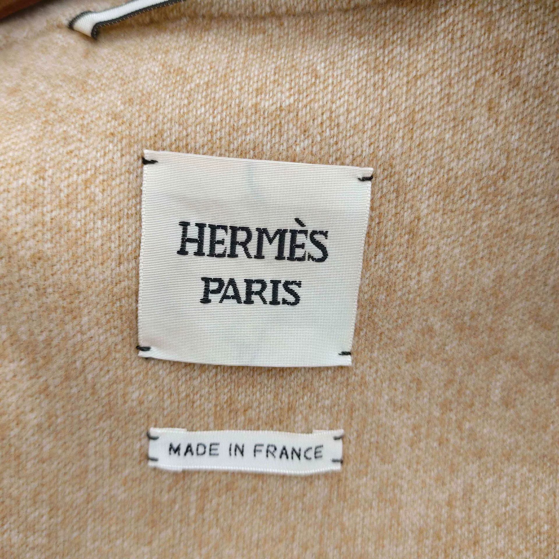 Hermes Hermes Beige Cashmere Buckle Coat 34 Size US XS / EU 42 / 0 - 4 Thumbnail
