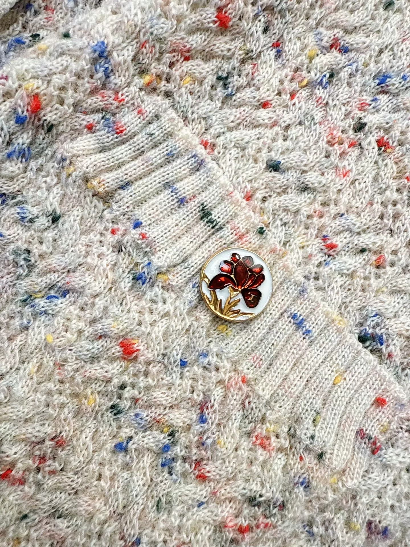 Chanel Chanel 25A Colorful Knitted Cardigan Size US S / EU 44-46 / 1 - 4 Thumbnail