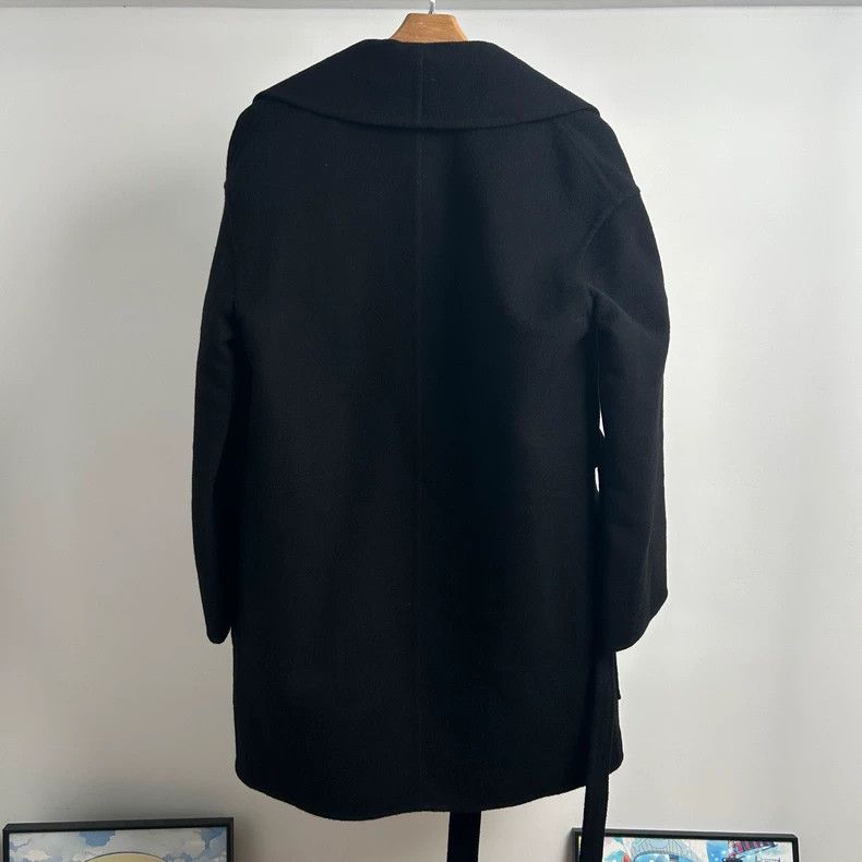 Hermes Hermes Black Cashmere Belted Coat Size US S / EU 44-46 / 1 - 2 Thumbnail