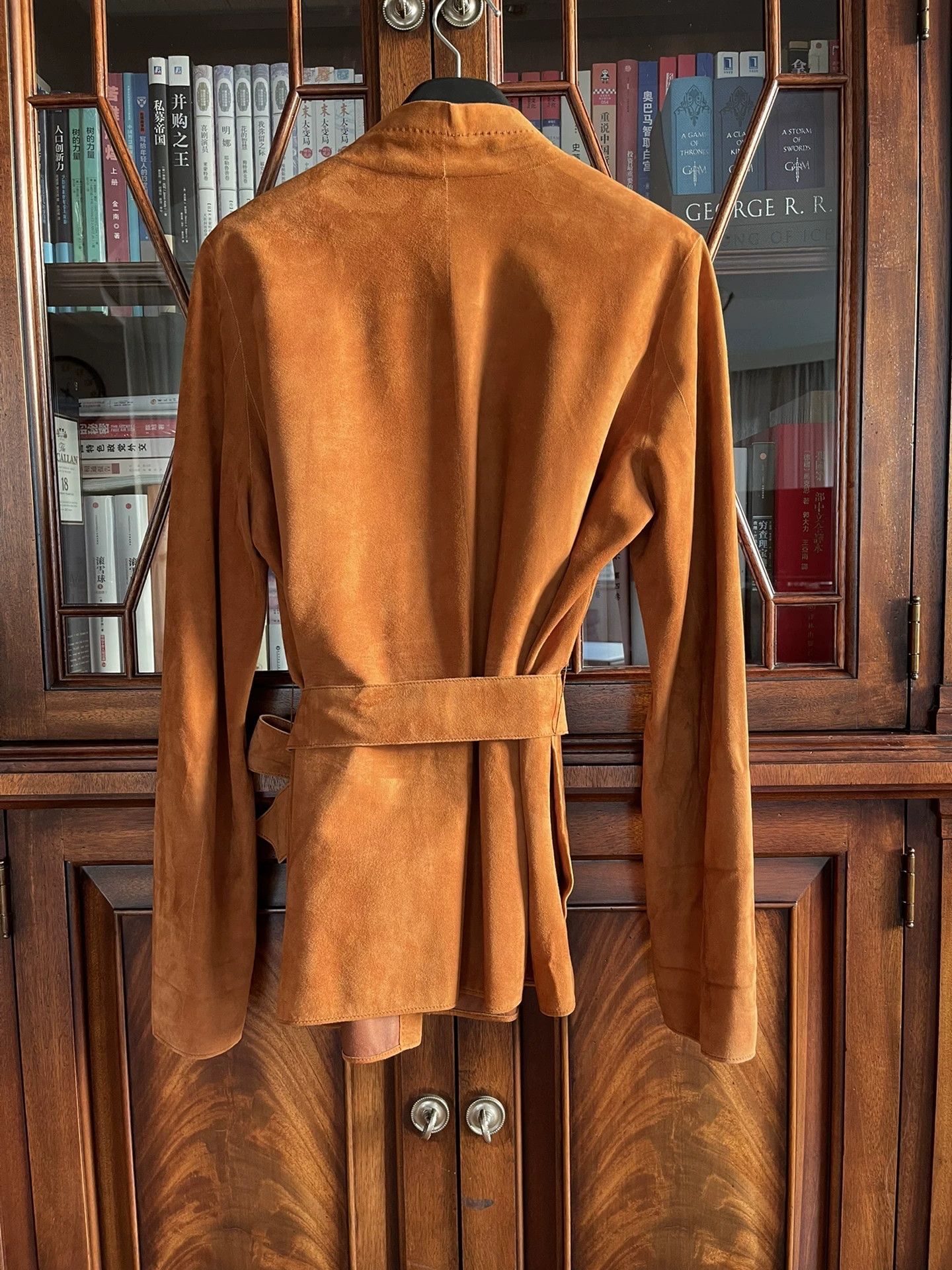 Hermes Hermes Calfskin Belted Outerwear Top Size US S / EU 44-46 / 1 - 2 Thumbnail