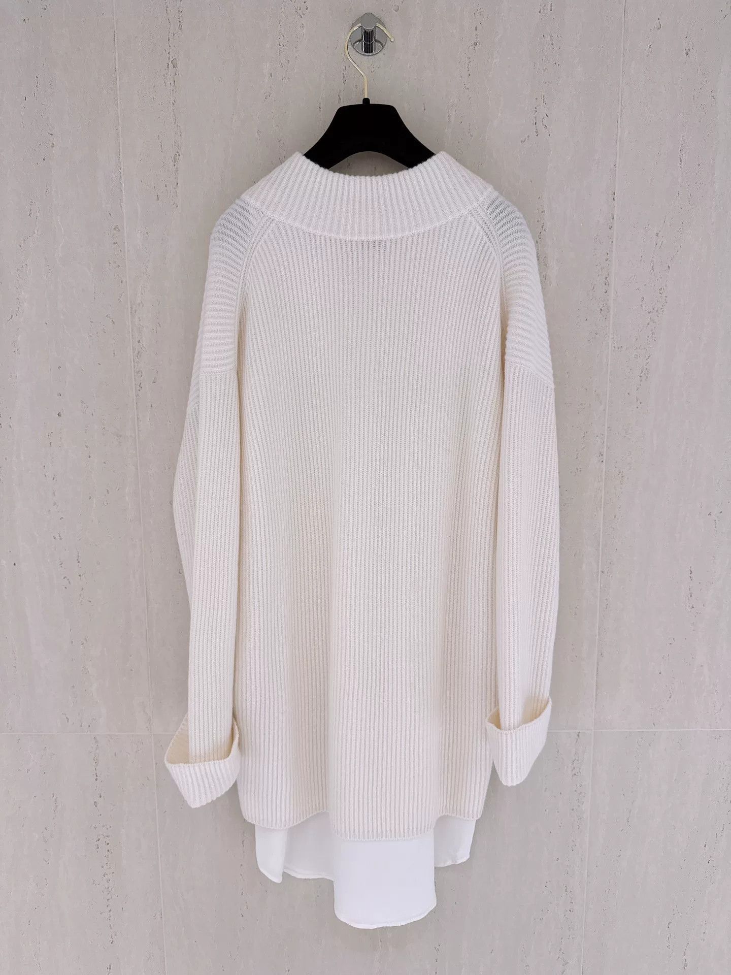 Brunello Cucinelli Brunello Cucinelli Beaded Flower Cashmere Dress Size US XXS / EU 40 - 2 Thumbnail