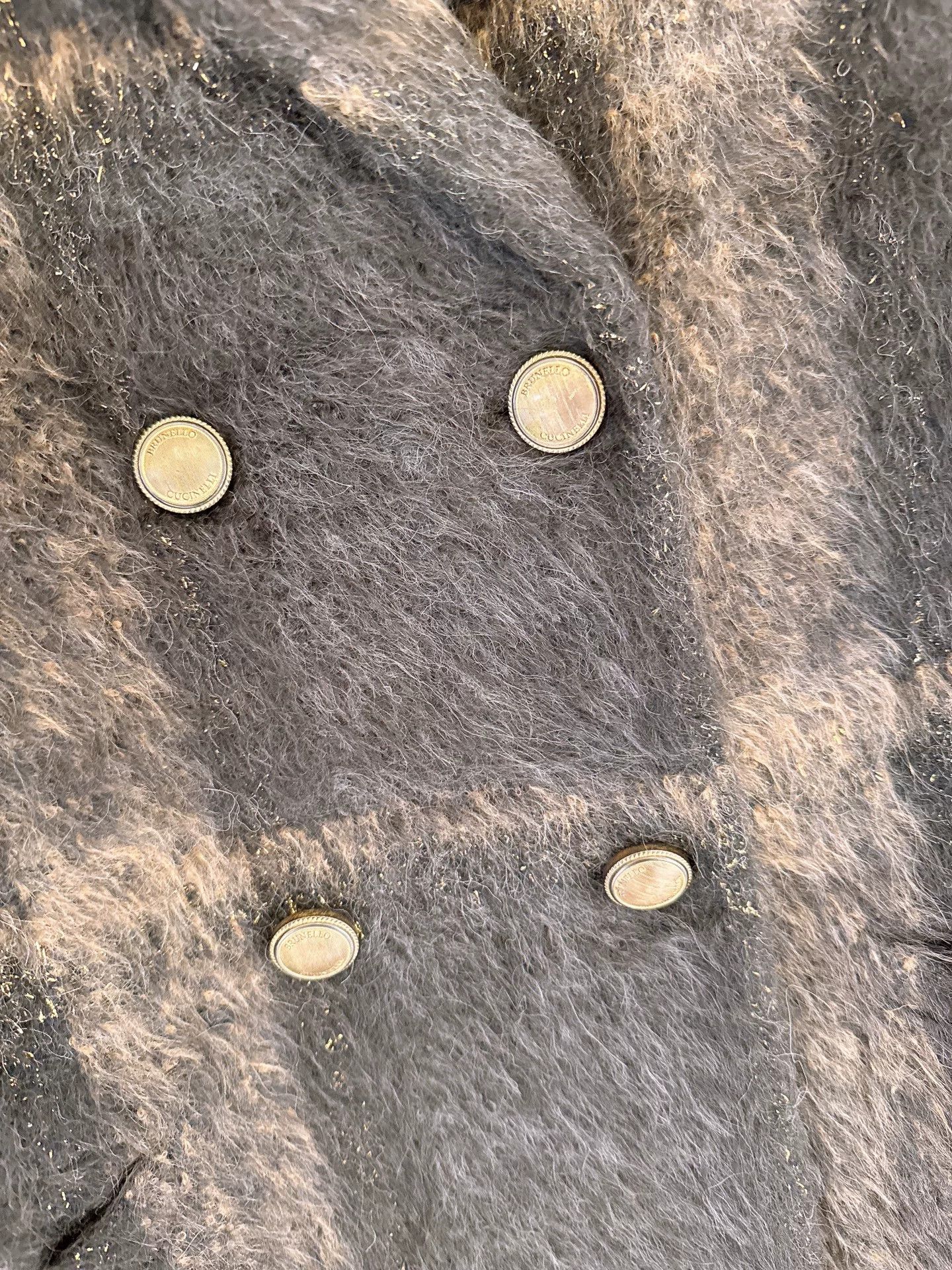 Brunello Cucinelli Brunello Cucinelli Alpaca Gray Plaid Coat Size US S / EU 44-46 / 1 - 4 Thumbnail