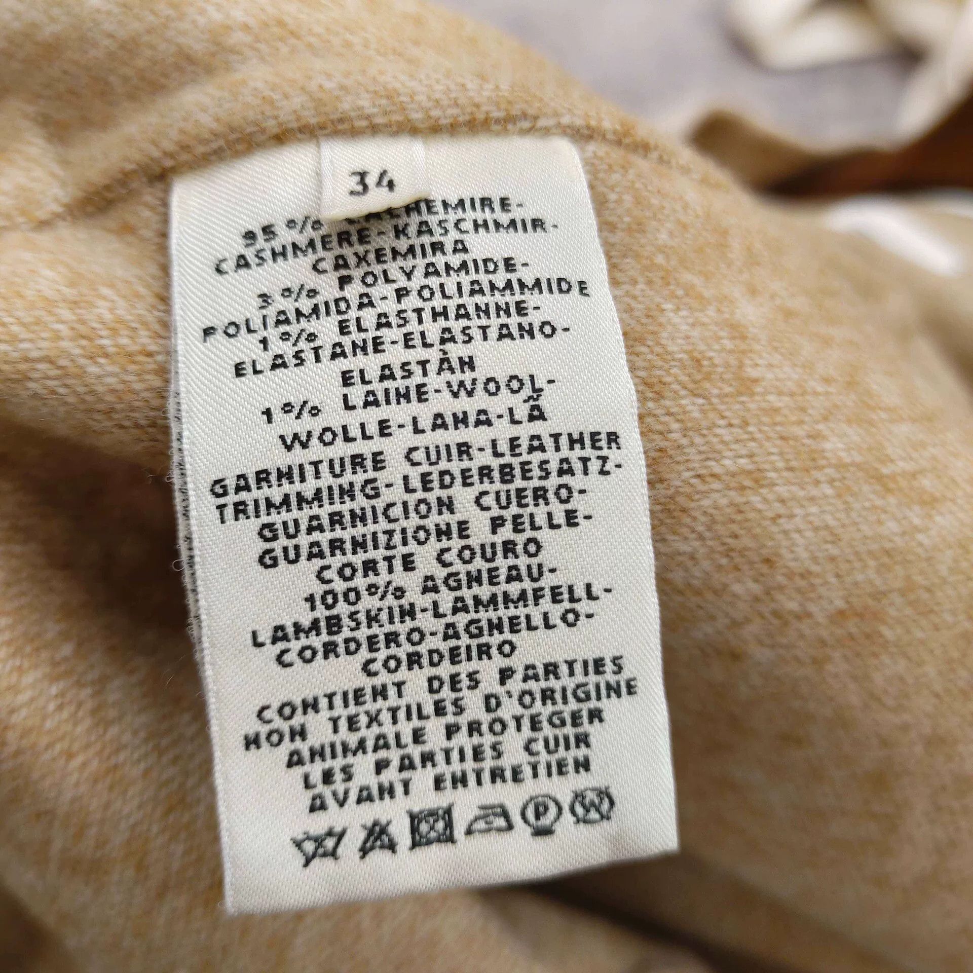 Hermes Hermes Beige Cashmere Buckle Coat Size US XS / EU 42 / 0 - 5 Thumbnail