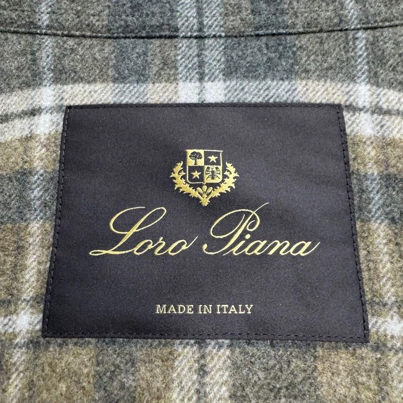 Loro Piana Loro Piana Plaid Wool Shirt Size US M / EU 48-50 / 2 - 3 Thumbnail