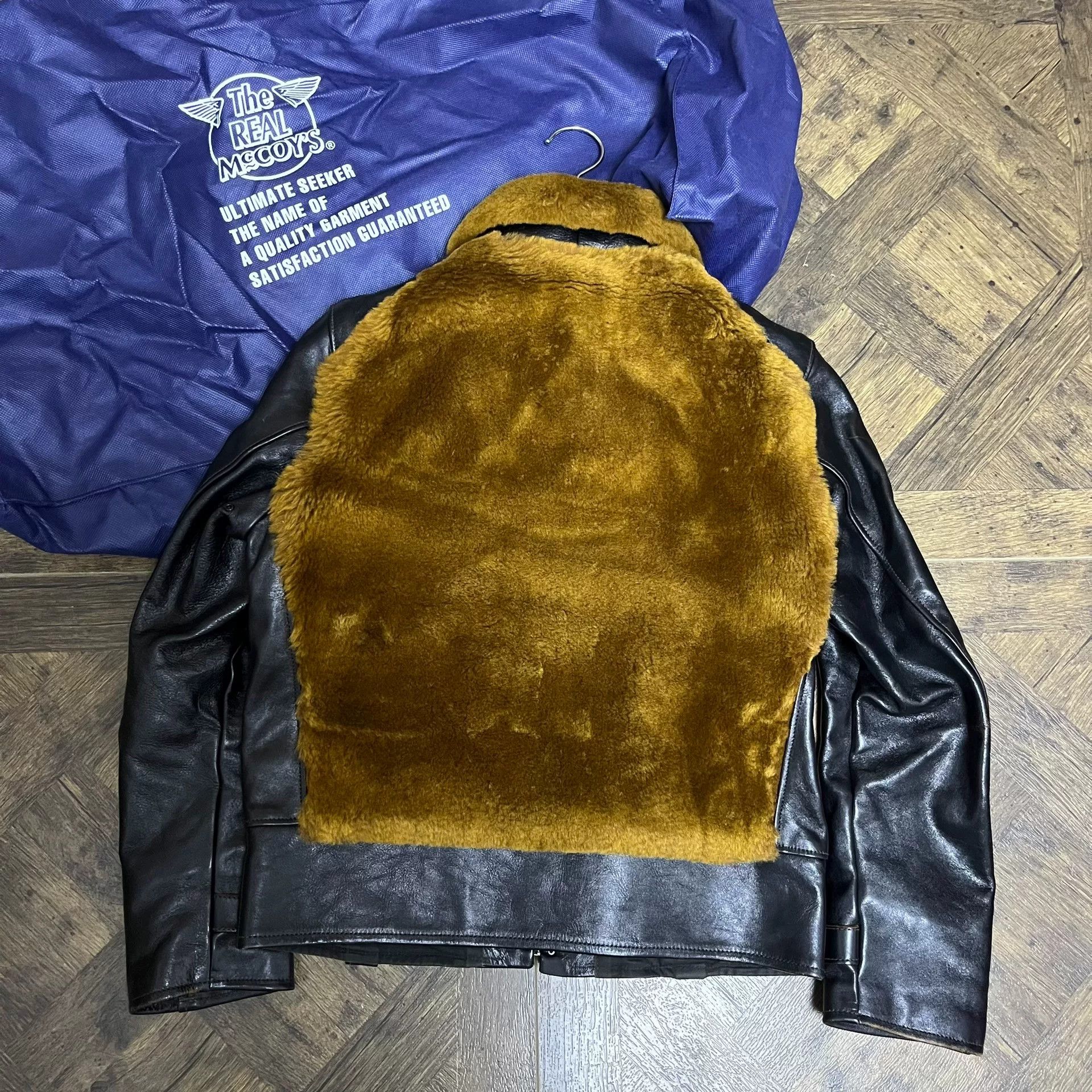The Real McCoy's The Real McCoy Brown Bear Leather Jacket Size US S / EU 44-46 / 1 - 2 Thumbnail