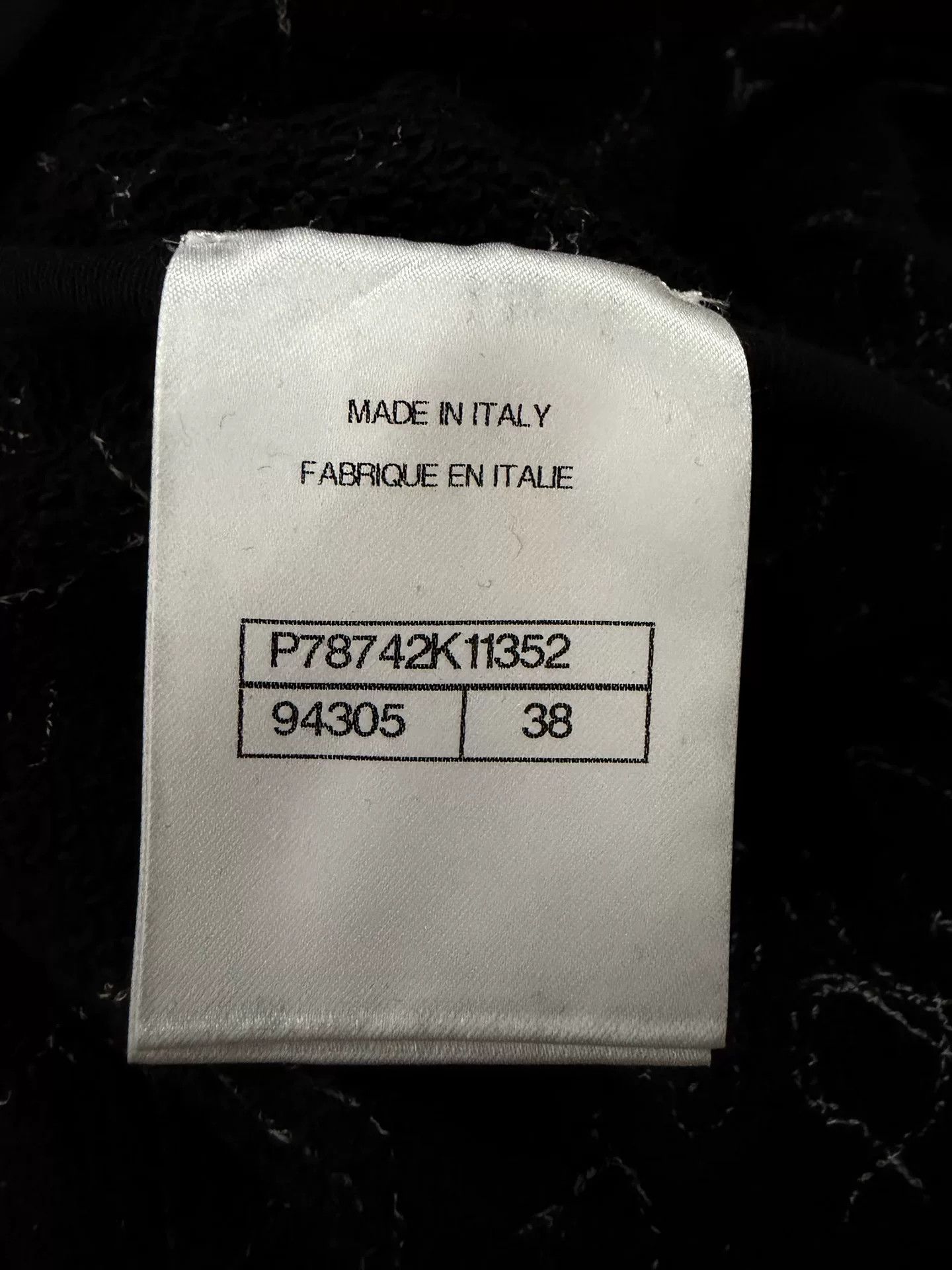 Chanel Chanel Black CC Logo Sequin Polo Top Size US M / EU 48-50 / 2 - 5 Thumbnail