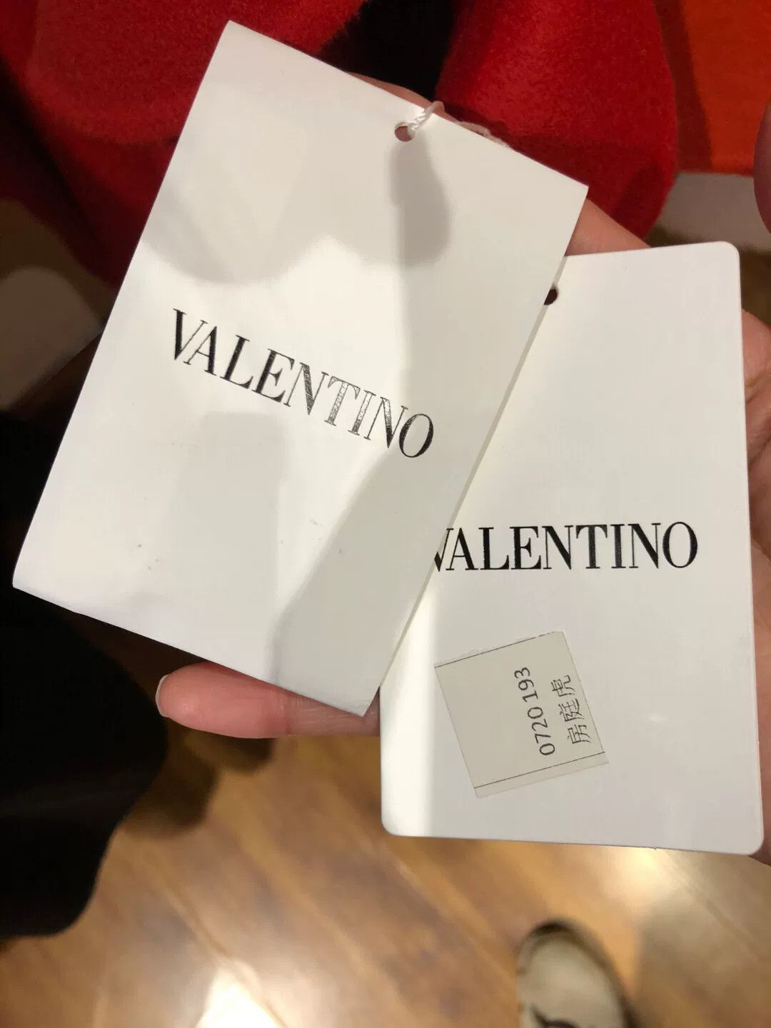 Valentino Valentino Red Black Coat Cape Size US XS / EU 42 / 0 - 6 Thumbnail