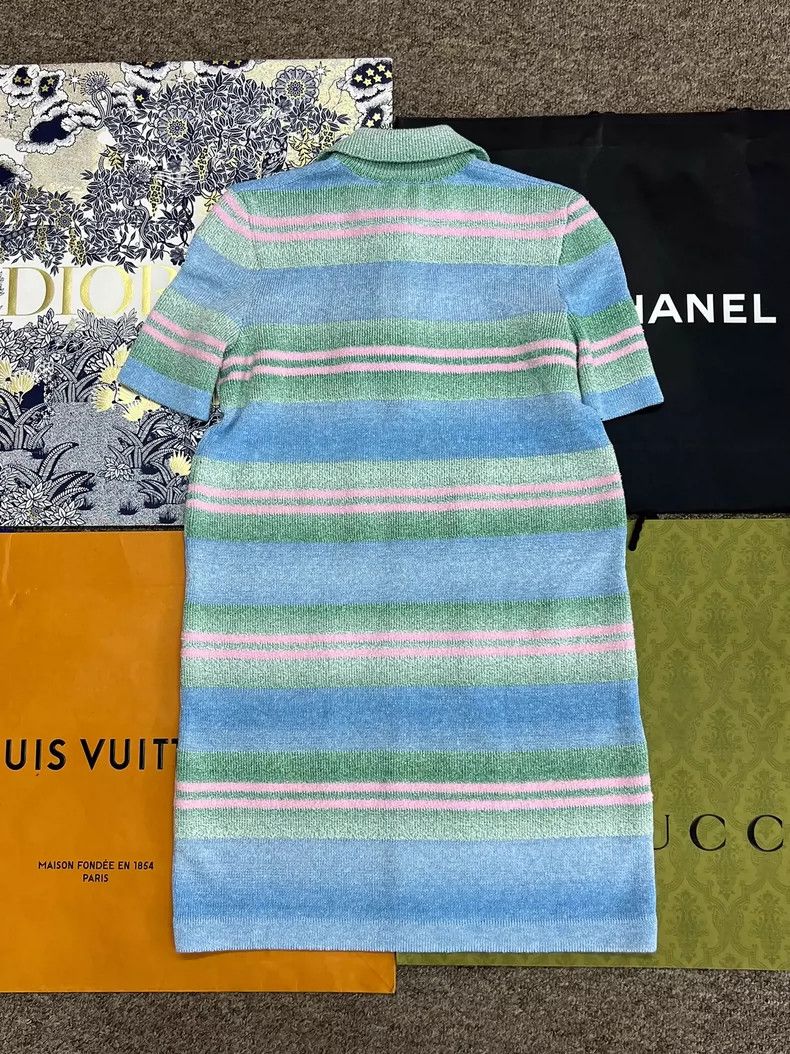 Chanel Chanel 23SS Colorblock Polo Dress Size US XS / EU 42 / 0 - 2 Thumbnail