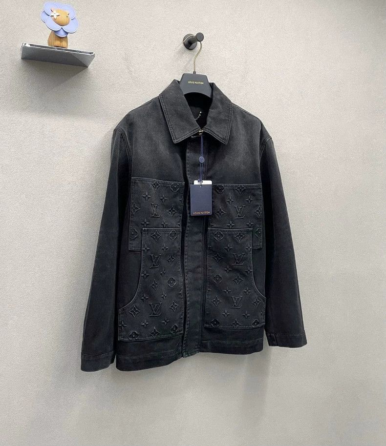 Louis Vuitton LV 2024 Washed Black Denim Jacket Size US XL / EU 56 / 4 - 3 Thumbnail