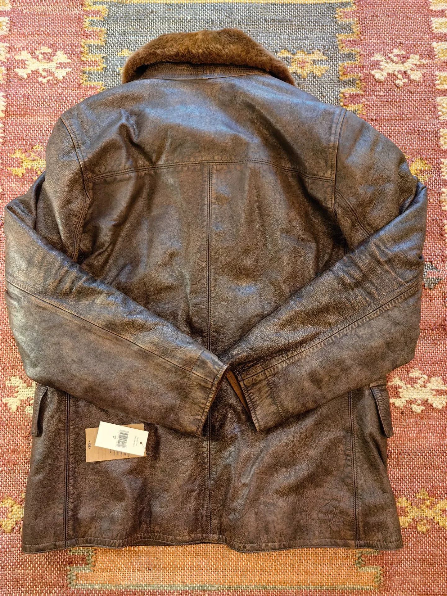 RRL Ralph Lauren RRL Shearling Leather Ranch Coat Size US M / EU 48-50 / 2 - 2 Thumbnail
