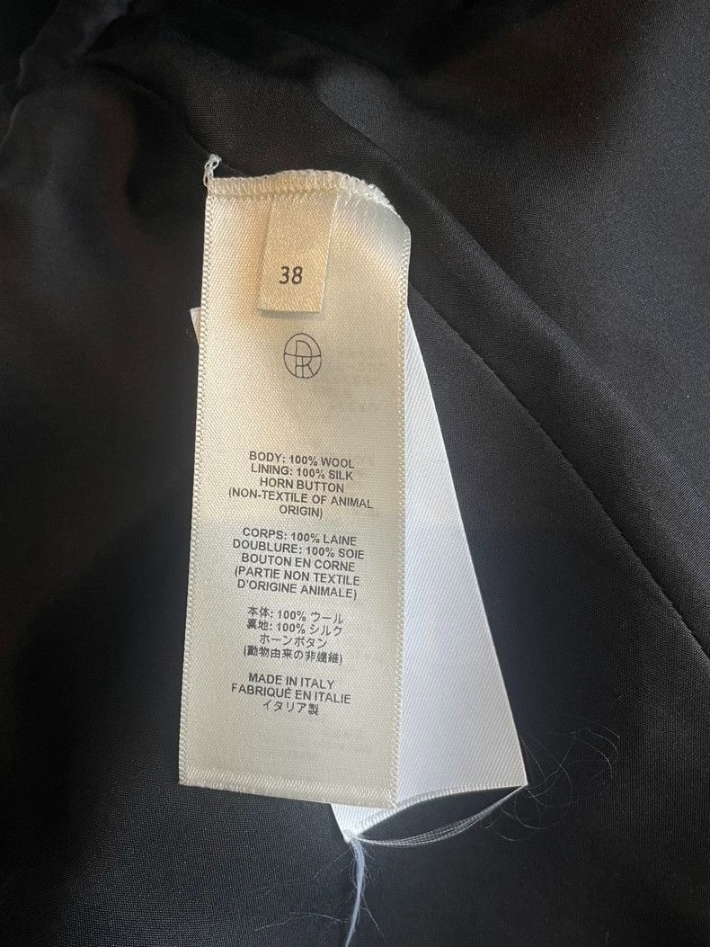 The Row The Row Mandarin Collar Wool Jacket Size US S / EU 44-46 / 1 - 4 Thumbnail