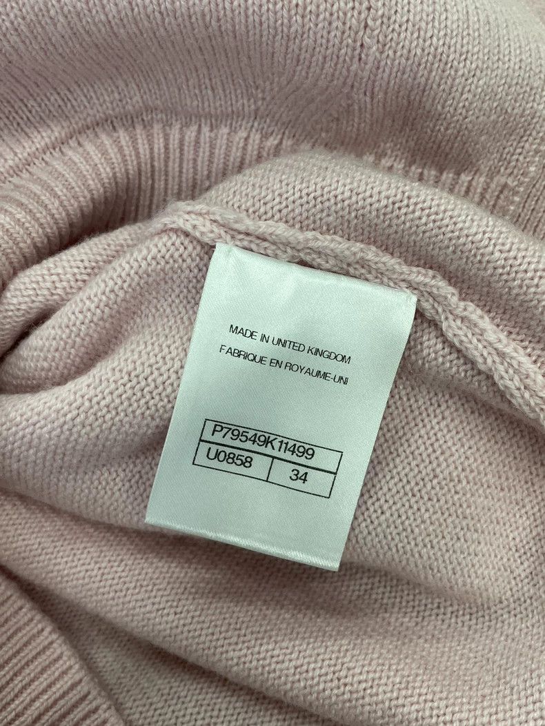 Chanel Chanel 25S Pink Cashmere Cardigan Size US XS / EU 42 / 0 - 6 Thumbnail