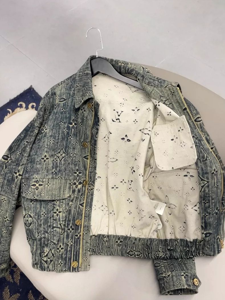 Louis Vuitton LV Fall Collection Denim Jacket 46 Size US L / EU 52-54 / 3 - 3 Thumbnail