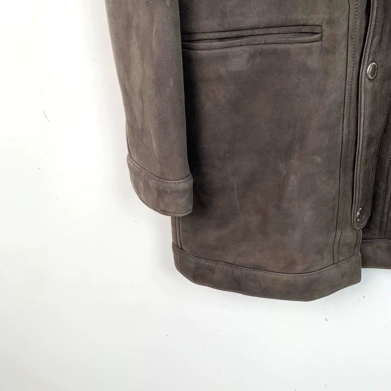Brunello Cucinelli Brunello Cucinelli Brown Leather Jacket XS Size US XS / EU 42 / 0 - 5 Thumbnail
