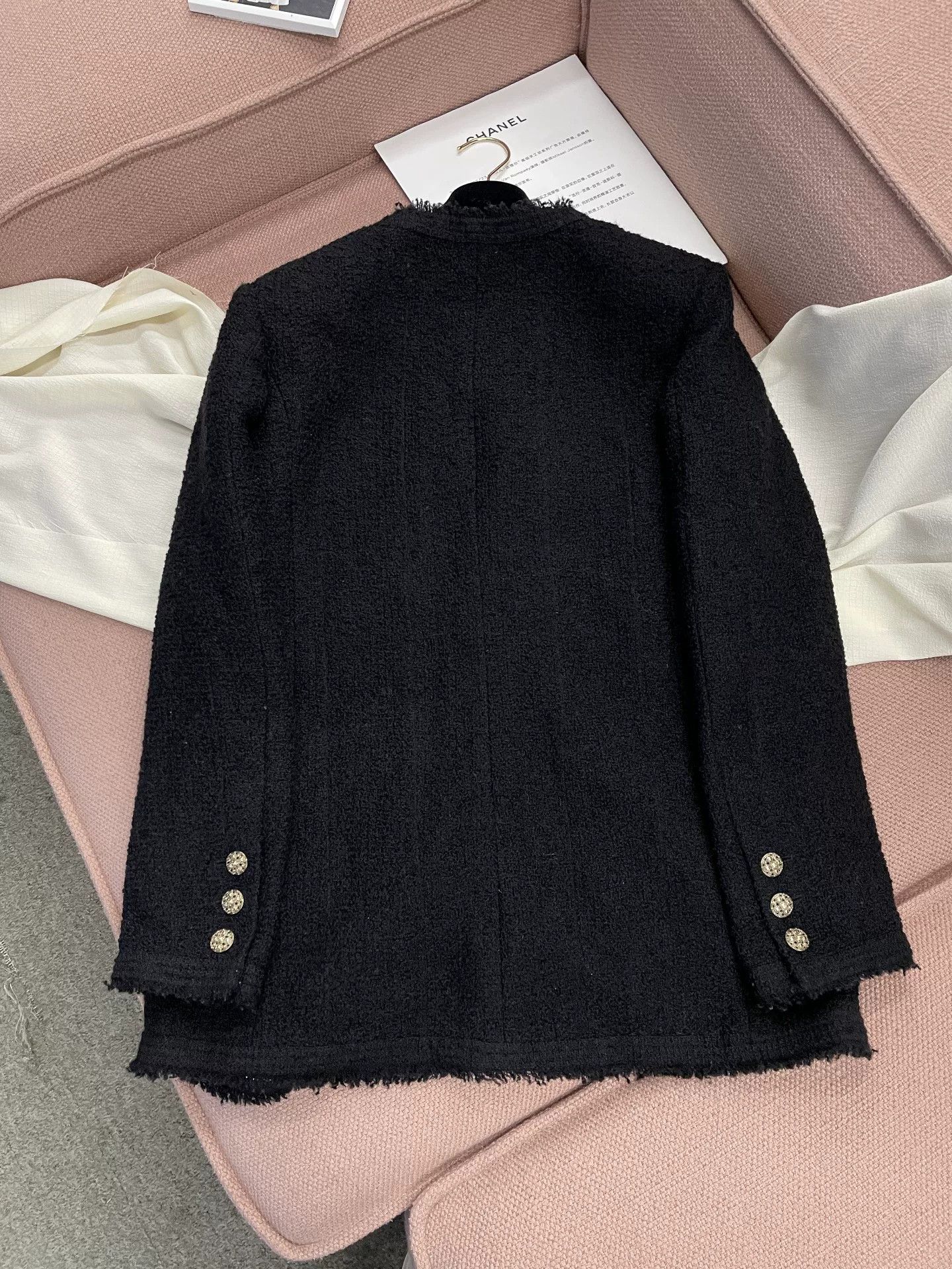 Chanel Chanel Rue Cambon Black Gold Jacket Size US L / EU 52-54 / 3 - 3 Thumbnail