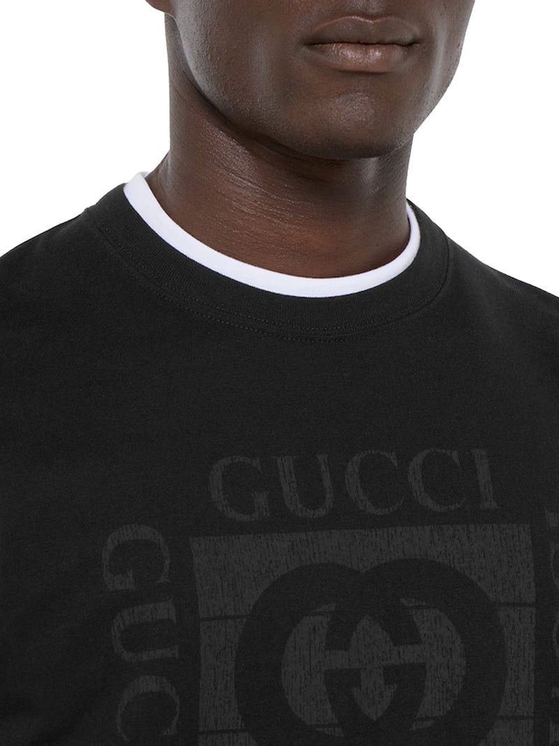 Gucci COTTON JERSEY T-SHIRT WITH PRINT Size US XL / EU 56 / 4 - 4 Thumbnail
