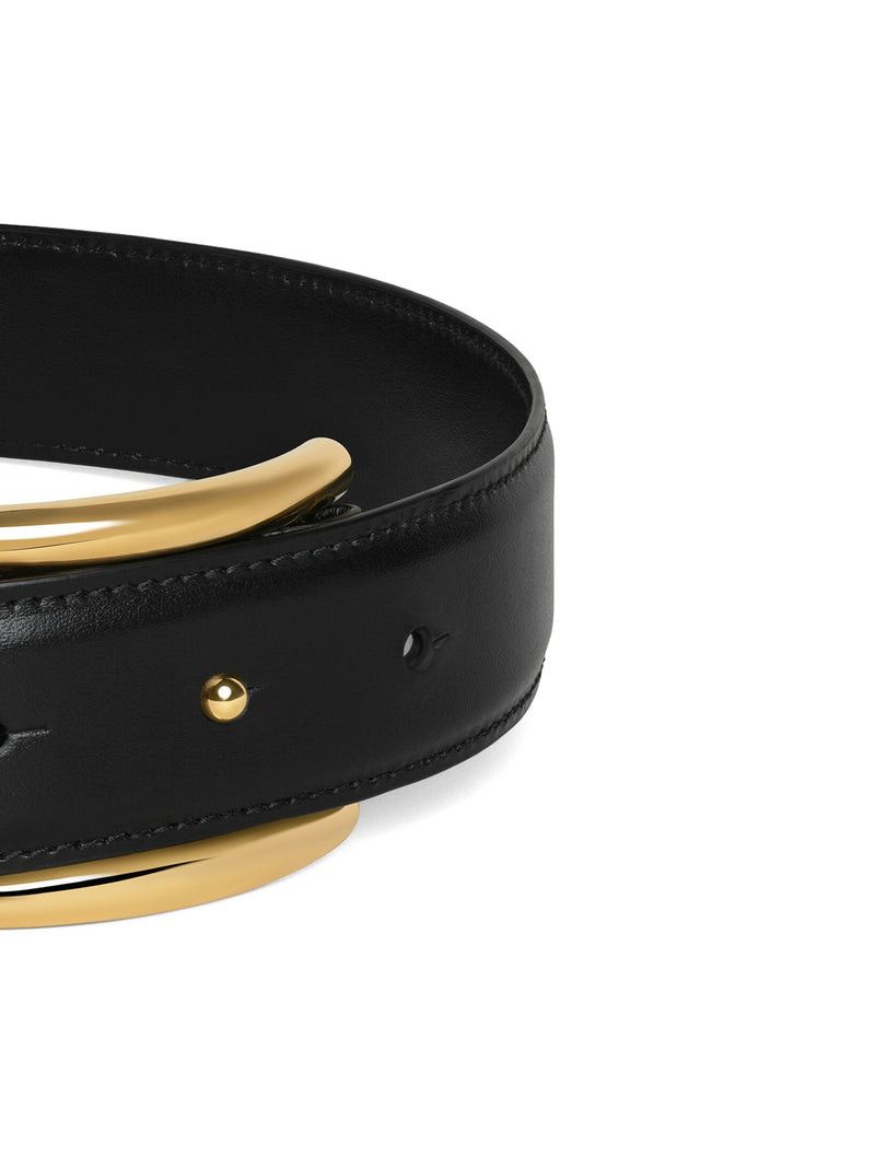 Alaia CURVED LEATHER BELT Size ONE SIZE - 3 Thumbnail