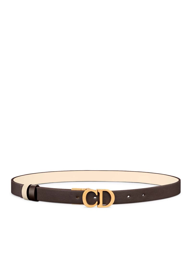 Dior REVERSIBLE SADDLE BELT IN SMOOTH CALFSKIN Size ONE SIZE - 3 Thumbnail