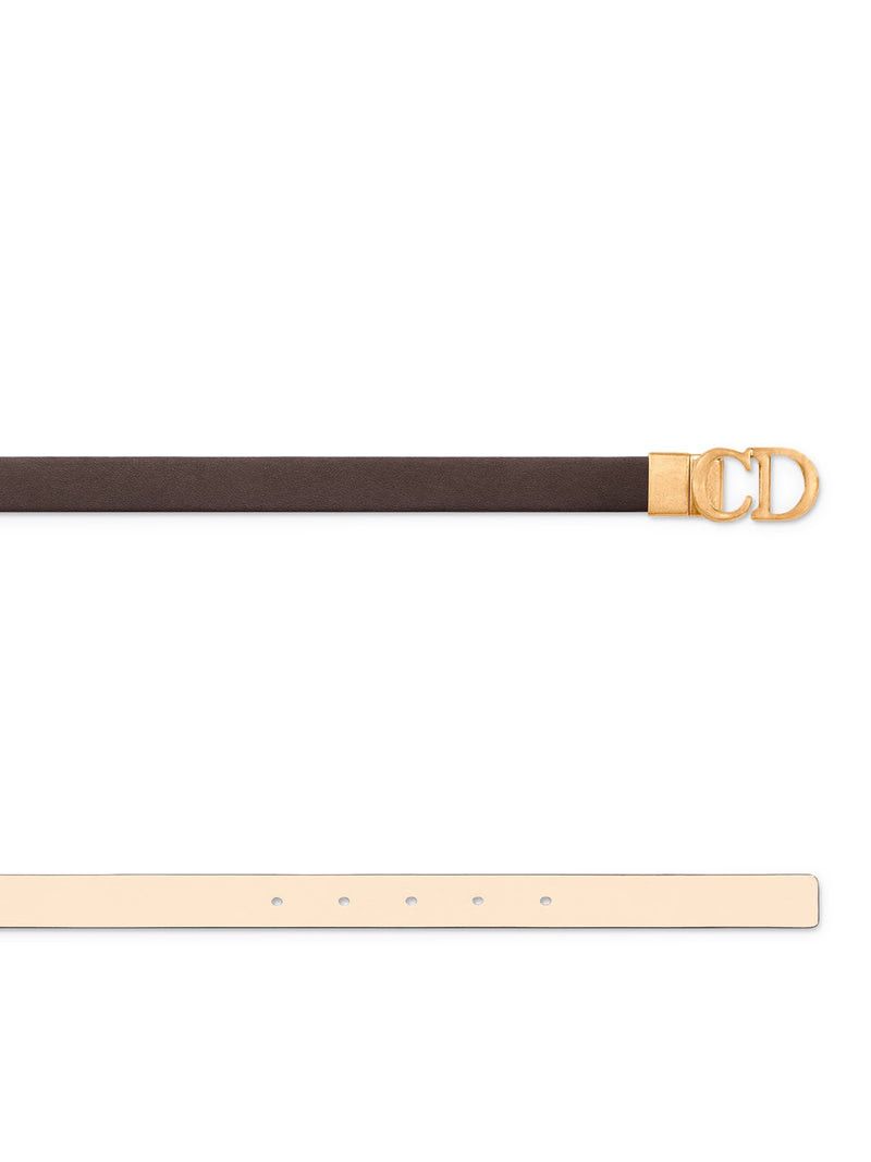 Dior REVERSIBLE SADDLE BELT IN SMOOTH CALFSKIN Size ONE SIZE - 5 Thumbnail