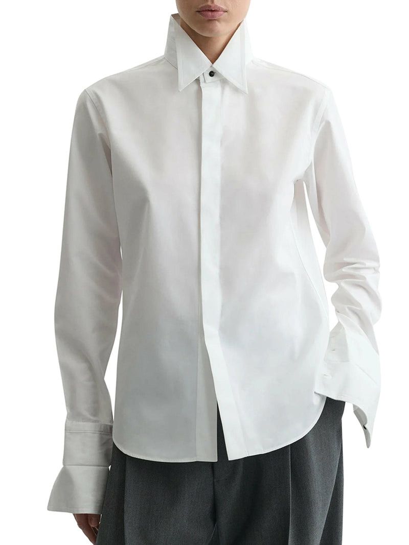 Phoebe Philo COTTON TUXEDO SHIRT Size M / US 6-8 / IT 42-44 - 3 Thumbnail