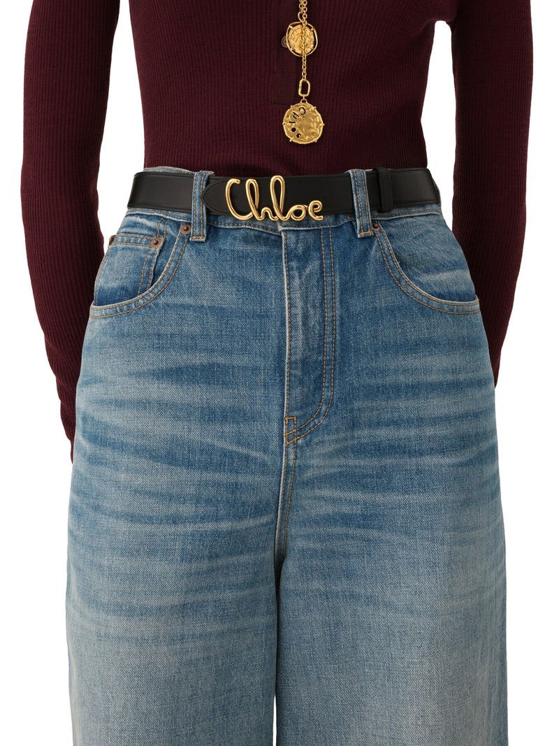 Chloe ICONIC LEATHER BELT Size ONE SIZE - 2 Thumbnail