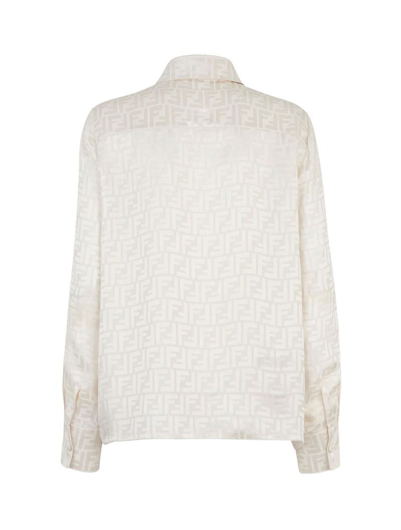 Fendi FF SILK CREPE SHIRT Size M / US 6-8 / IT 42-44 - 3 Thumbnail