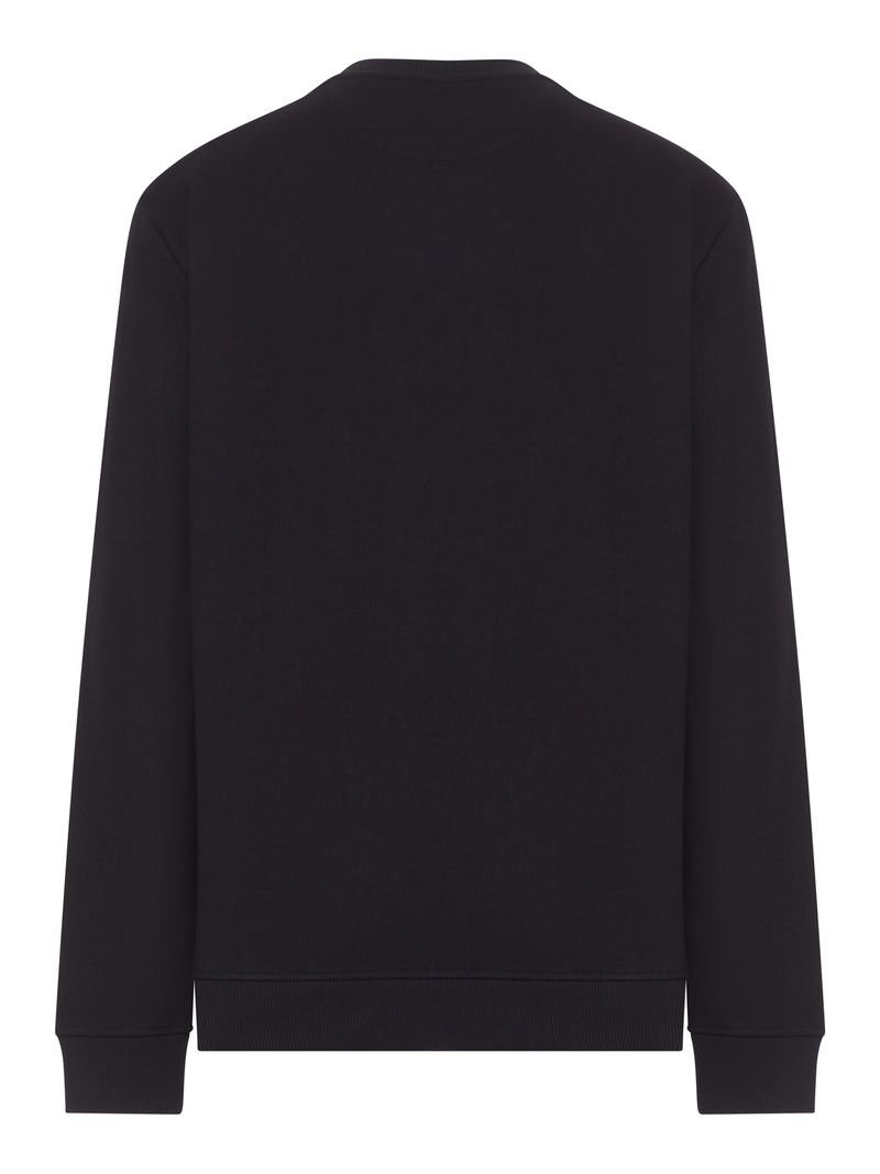 Fendi BLACK COTTON CREW NECK SWEATSHIRT Size US M / EU 48-50 / 2 - 2 Thumbnail