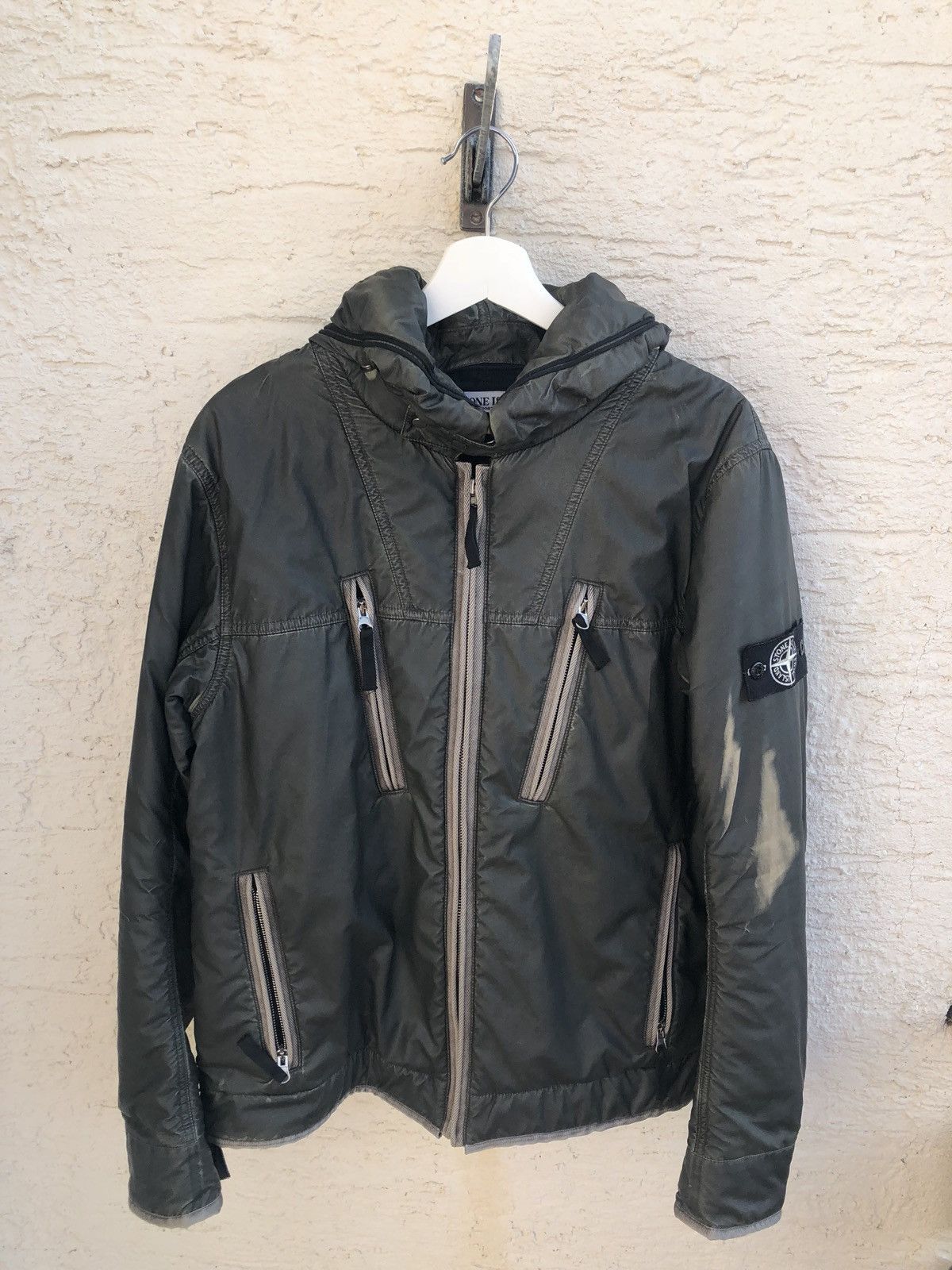 Stone Island × Supreme Stone Island Liquid Reflective Jacket AW10 | Grailed