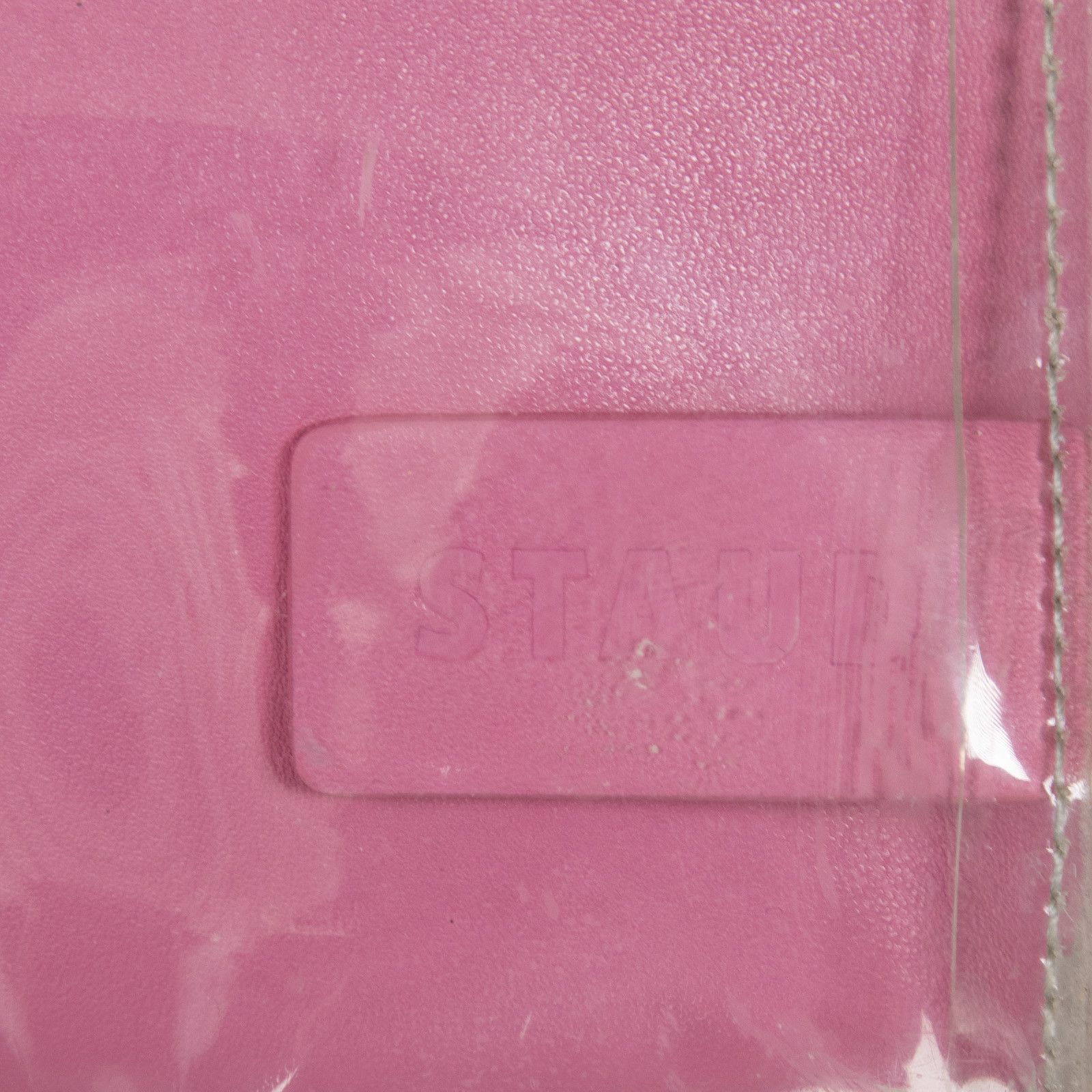 Staud Pink Leather & PVC Mini Shirley Handbag Size ONE SIZE - 6 Thumbnail