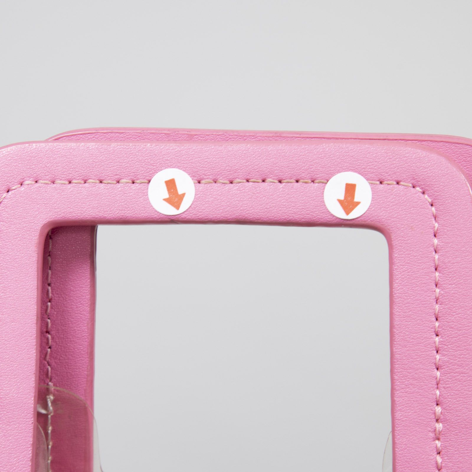 Staud Pink Leather & PVC Mini Shirley Handbag Size ONE SIZE - 8 Thumbnail
