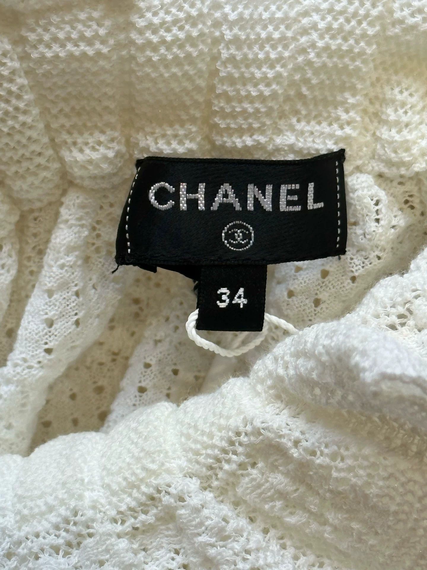Chanel Chanel 22B Ruffle Logo Knit Top Size US XS / EU 42 / 0 - 3 Thumbnail