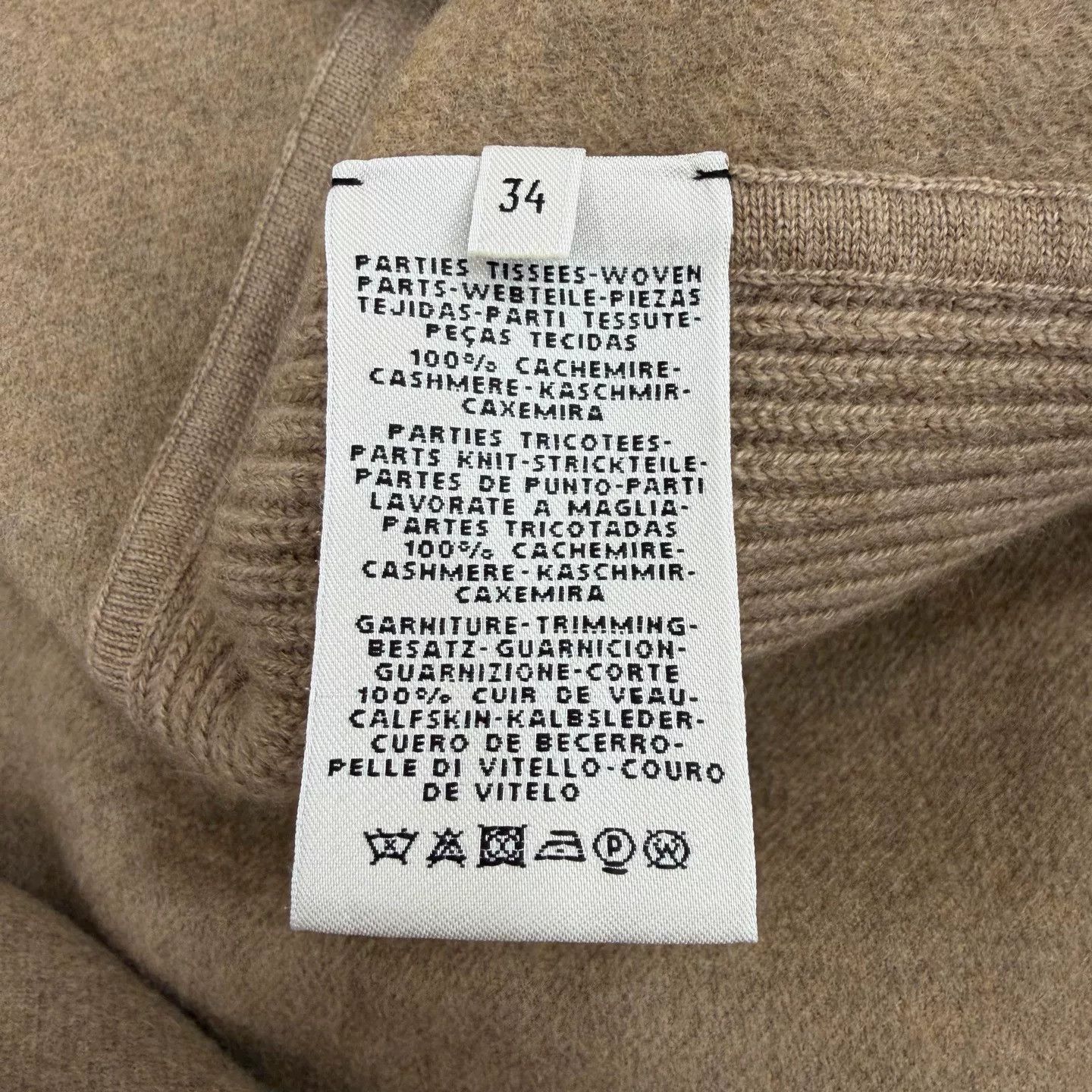 Hermes Hermes Camel Cashmere Cocoon Coat 34 Size US XS / EU 42 / 0 - 3 Thumbnail